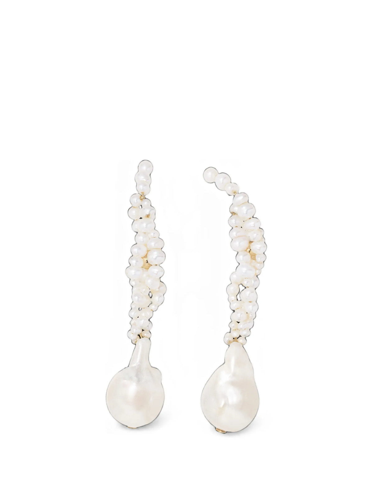 Gotcha pearl earrings