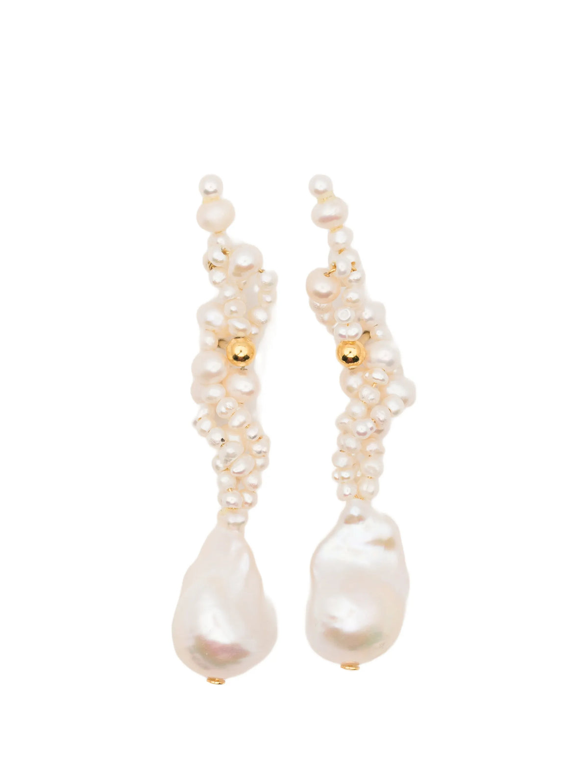 Gotcha pearl earrings