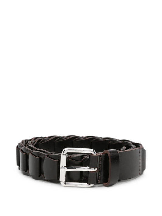 link belt in vegetable-tanned leather