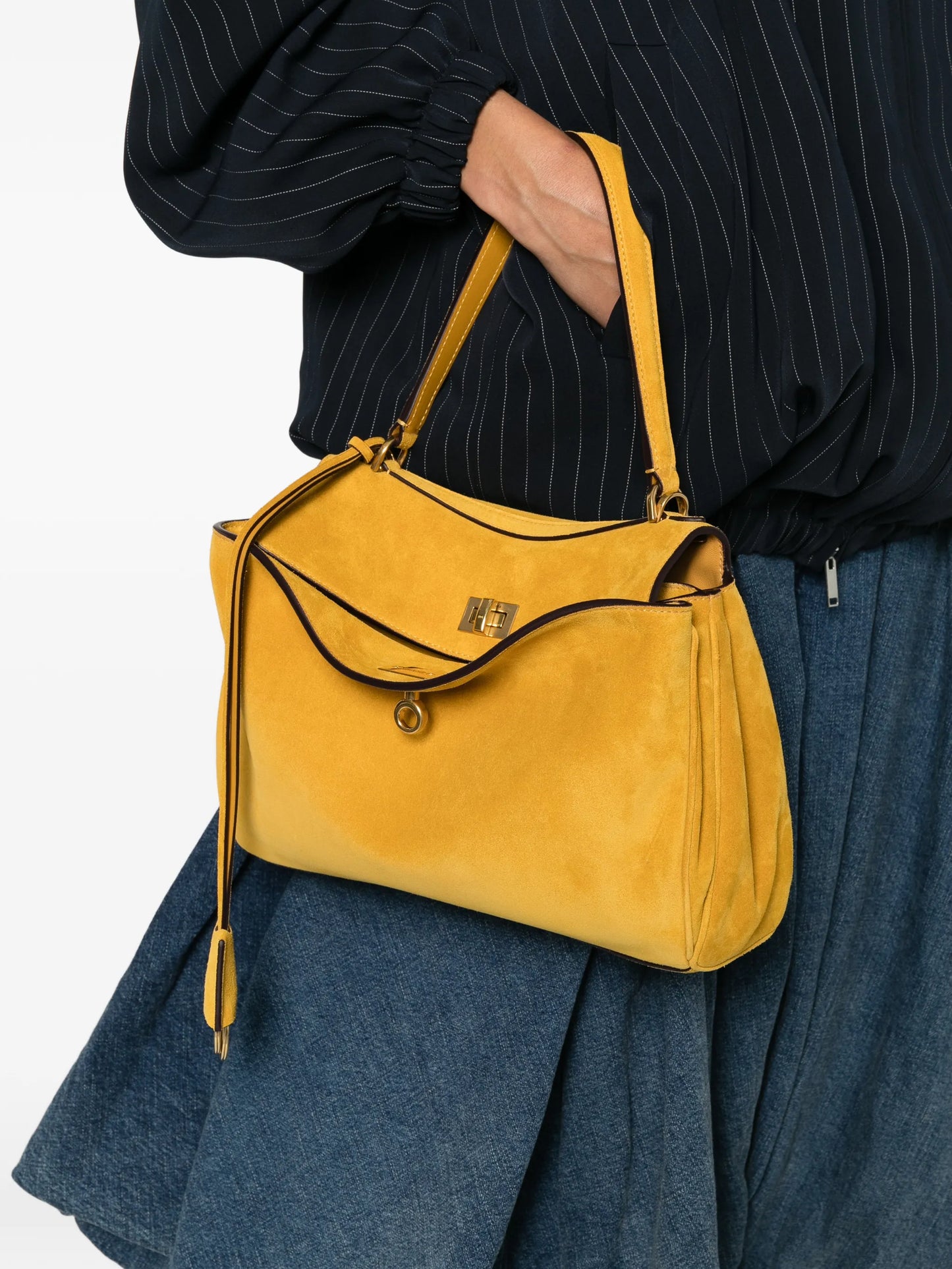 small Rodeo suede tote bag