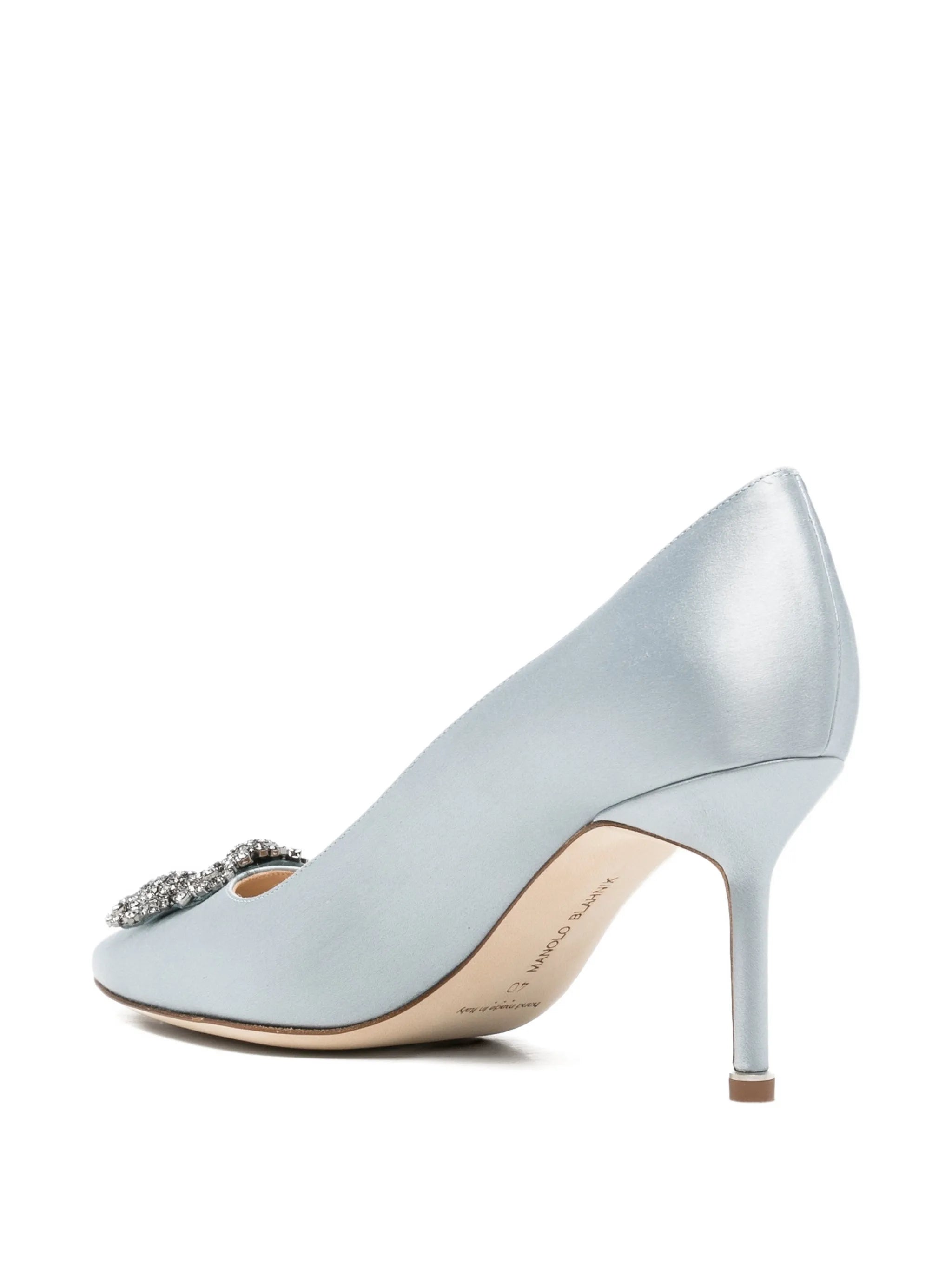 Hangisi crystal-embellished pumps