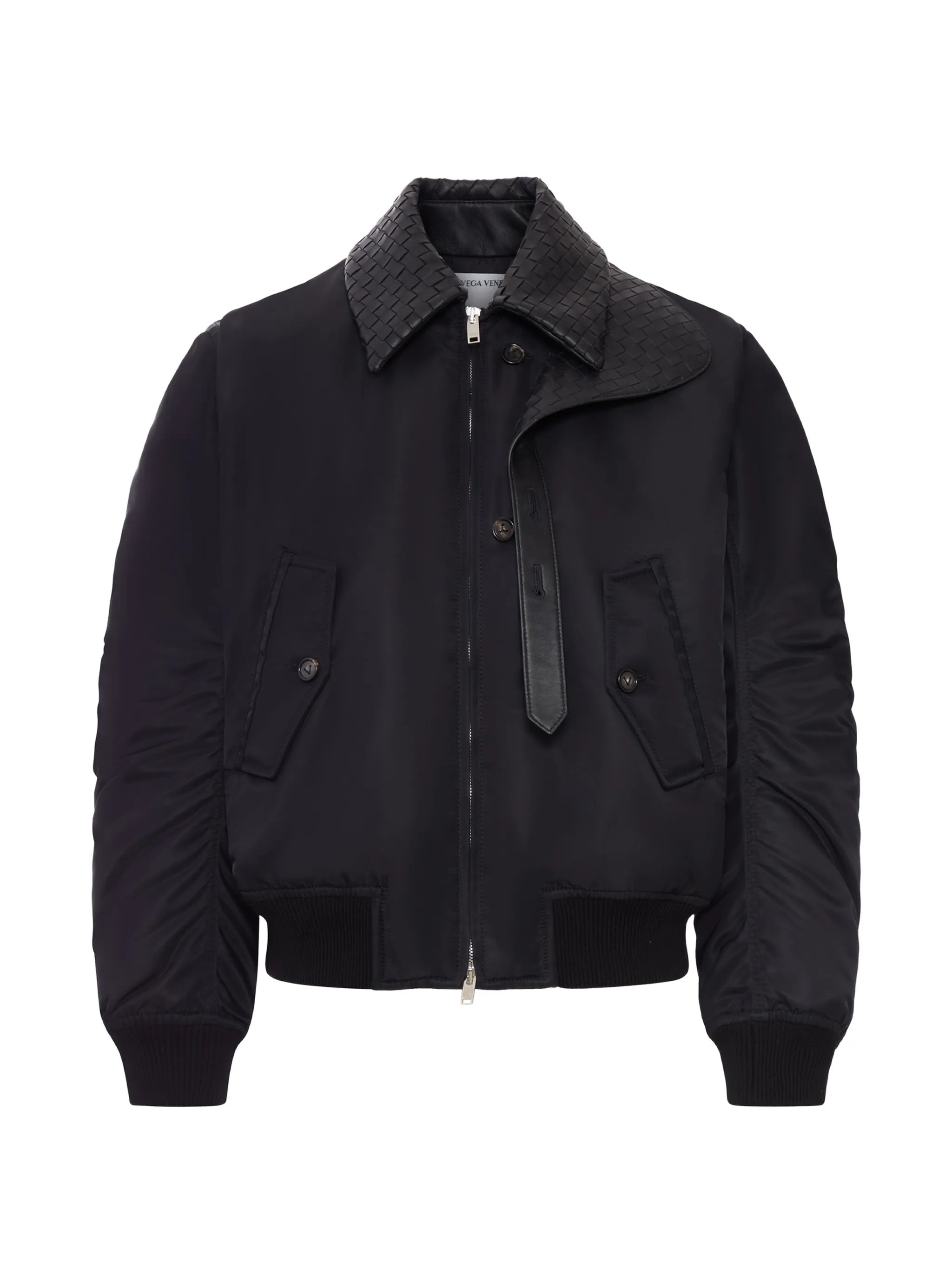 zip-up bomber jacket