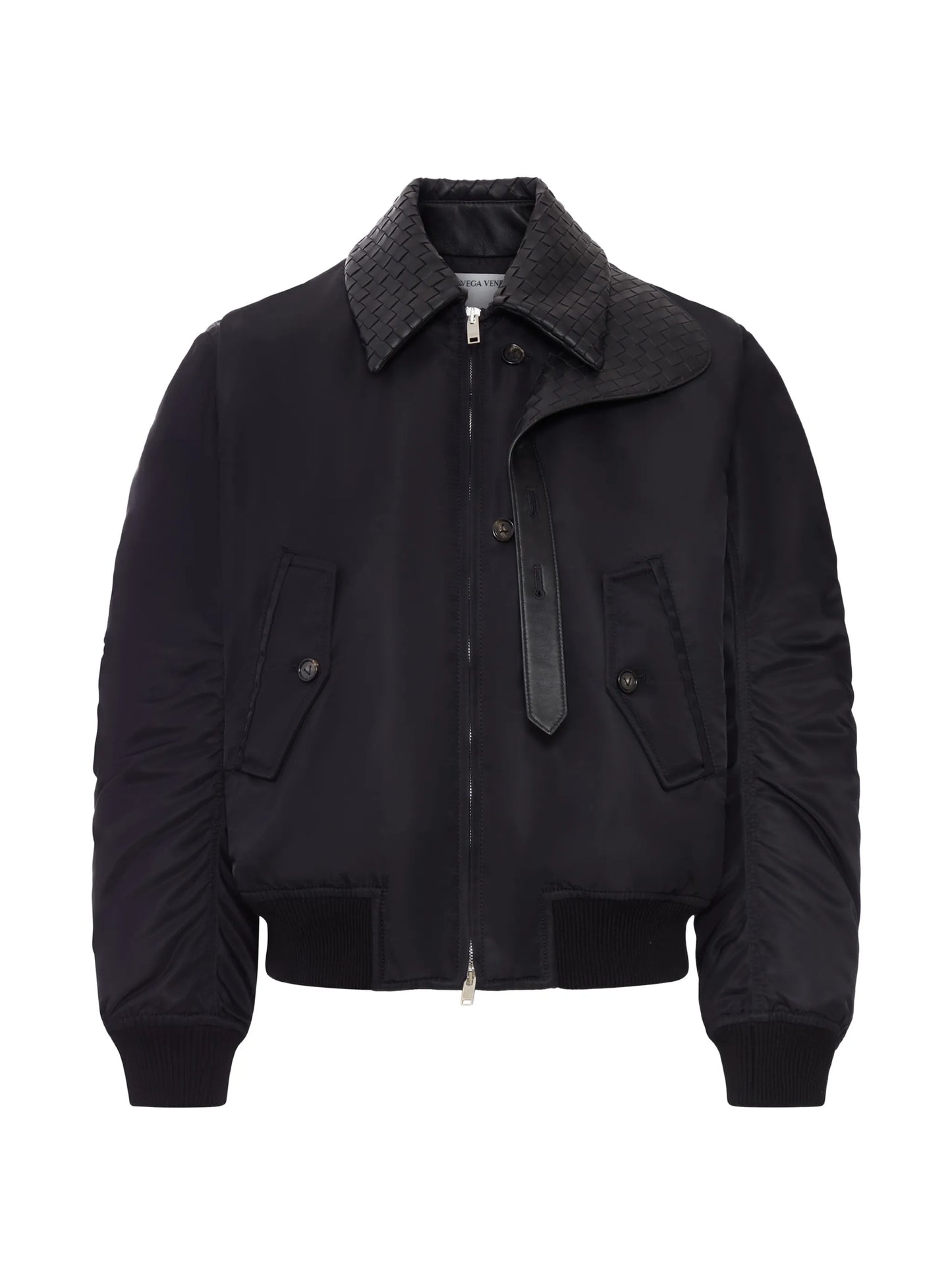 zip-up bomber jacket