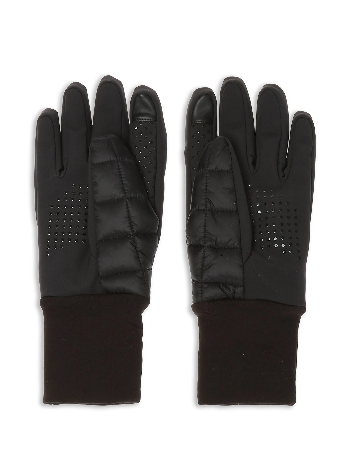 Northern Liner quilted logo-patch gloves