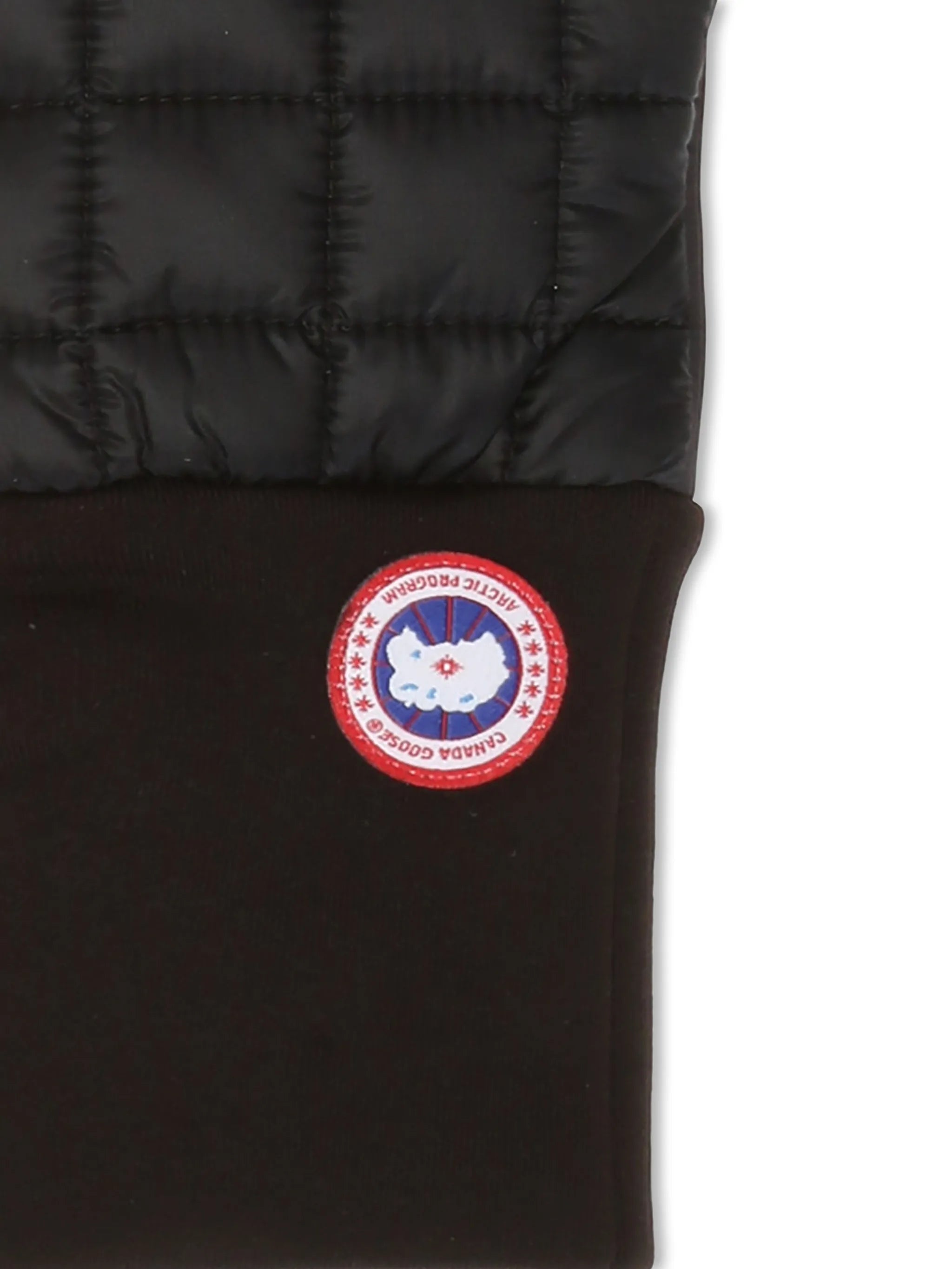 Northern Liner quilted logo-patch gloves