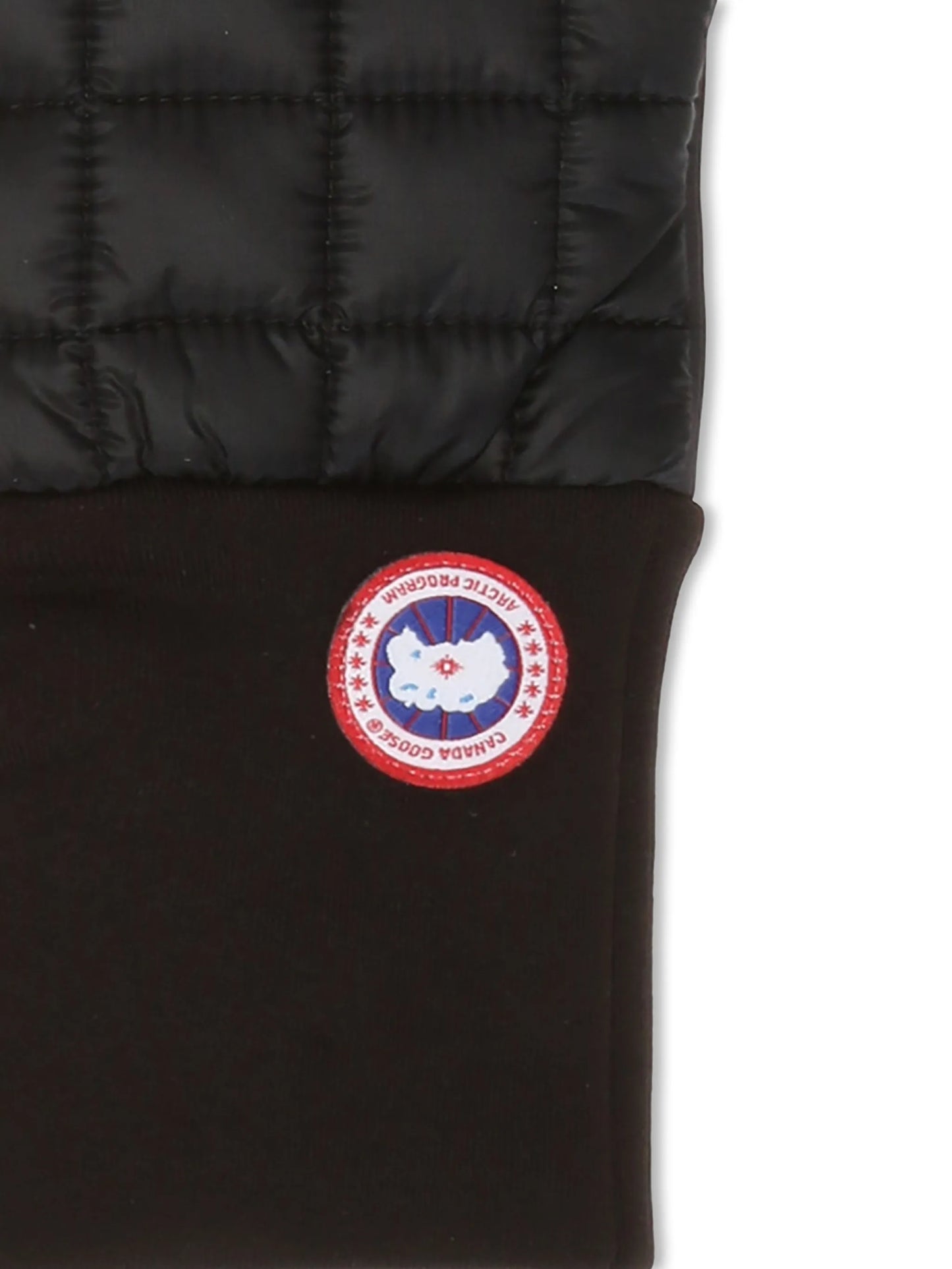 Northern Liner quilted logo-patch gloves
