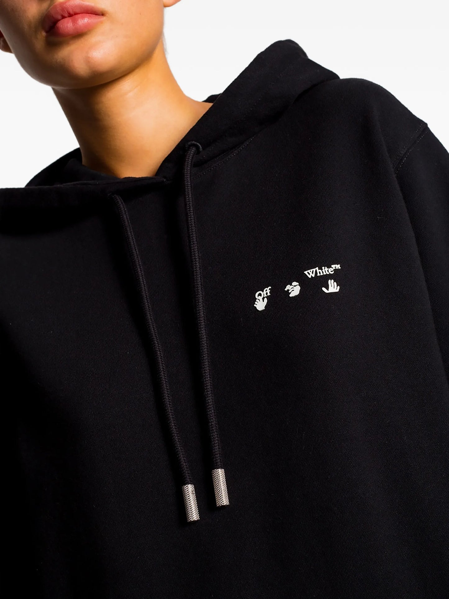logo-print hoodie