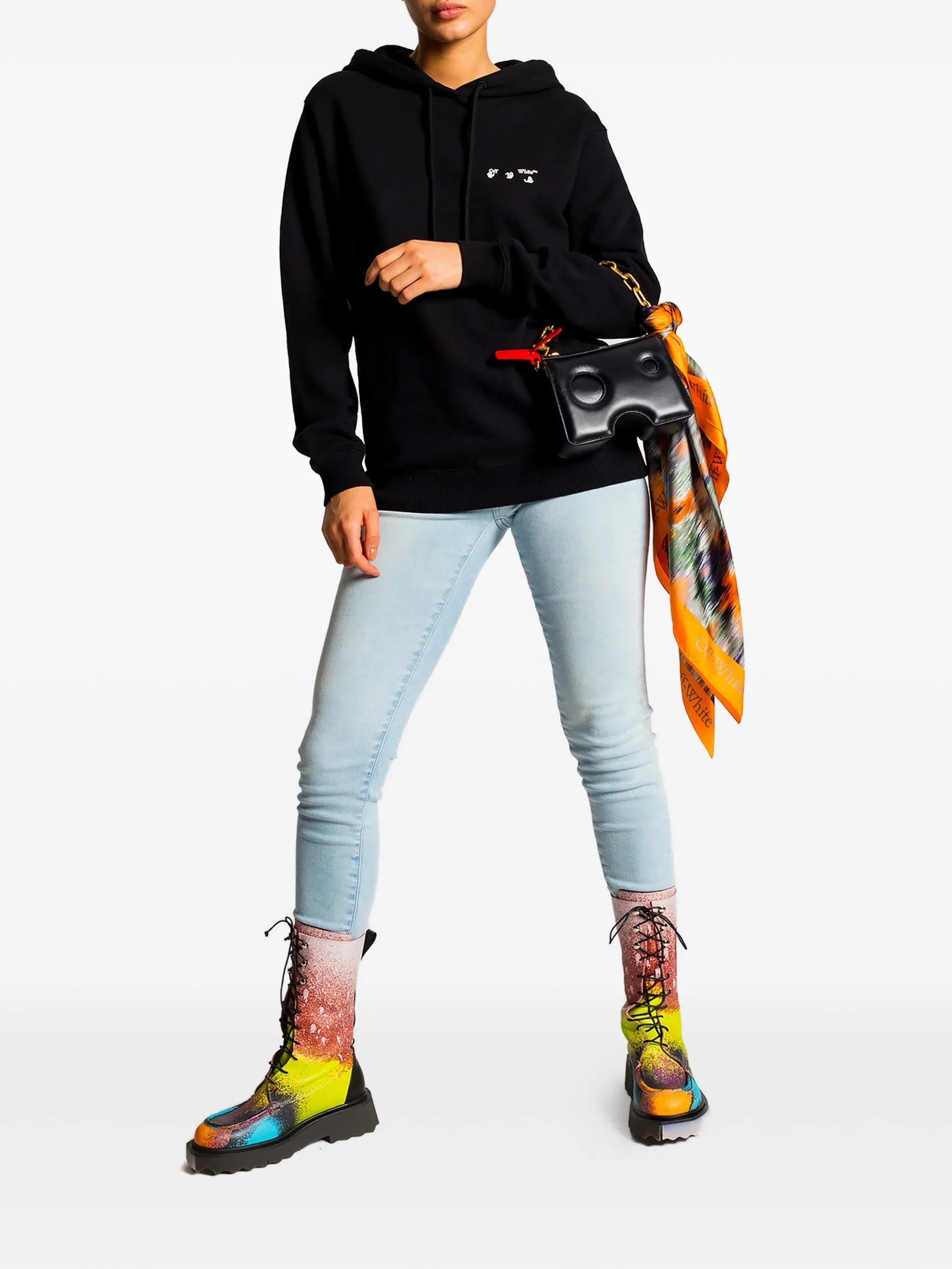 logo-print hoodie