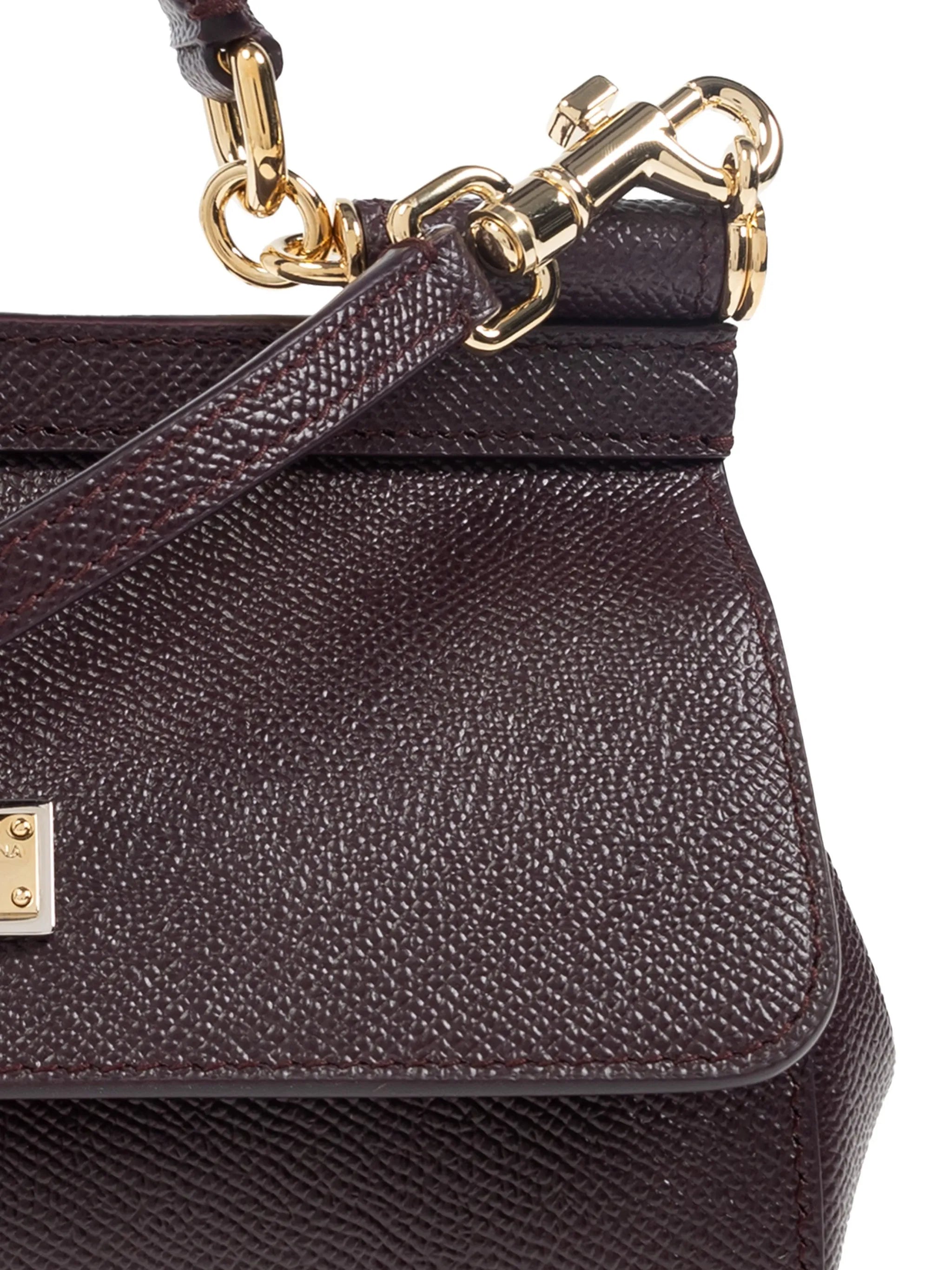 mini Sicily leather tote bag