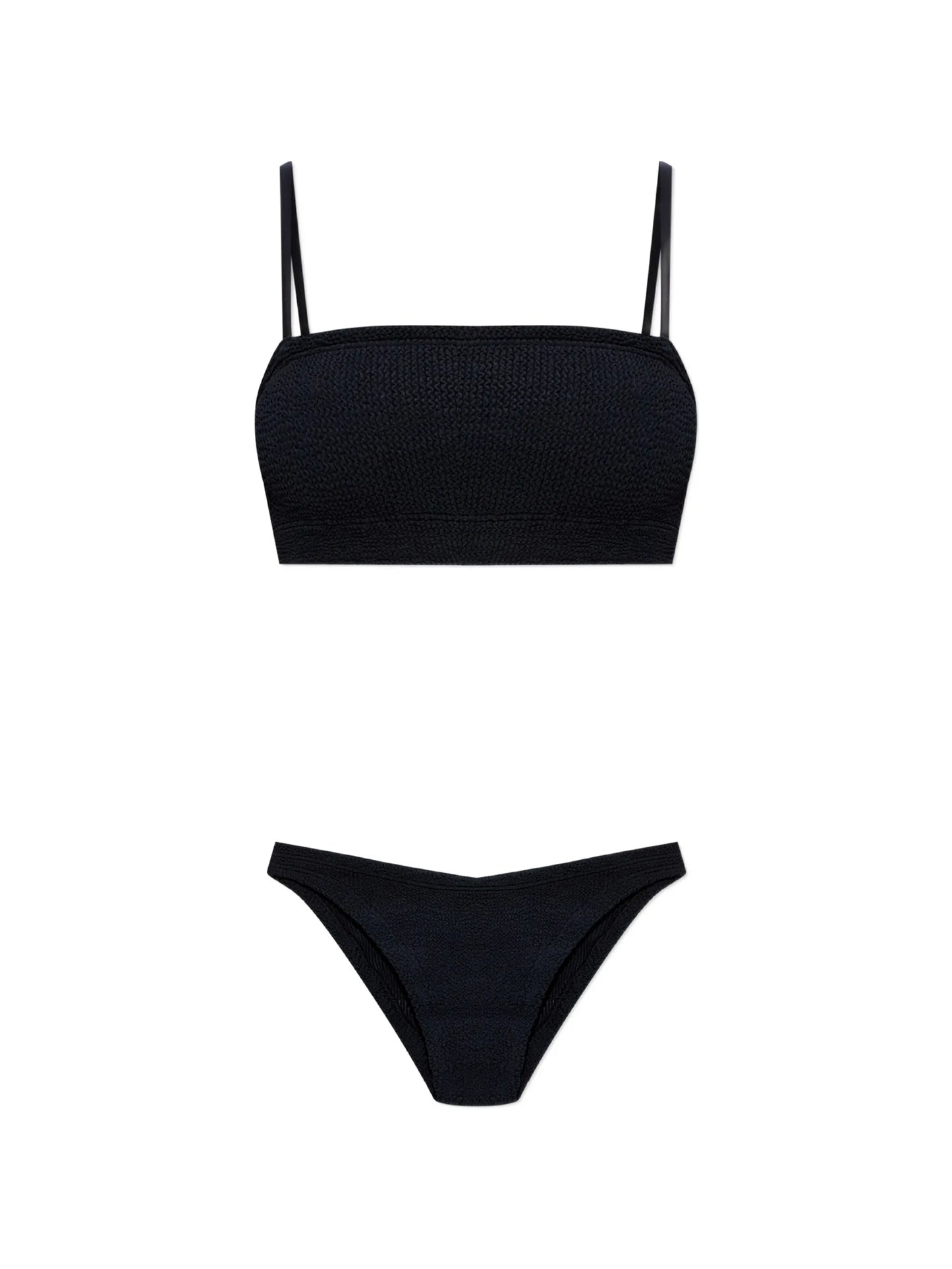 Gigi crinkle-effect bikini