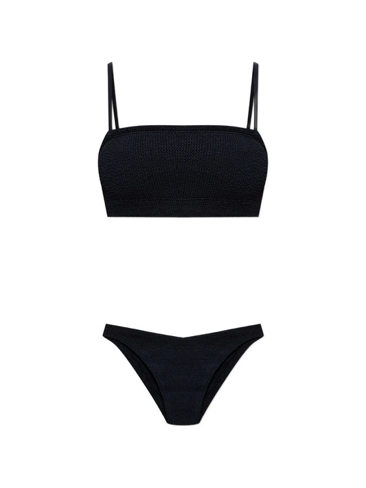 Gigi crinkle-effect bikini