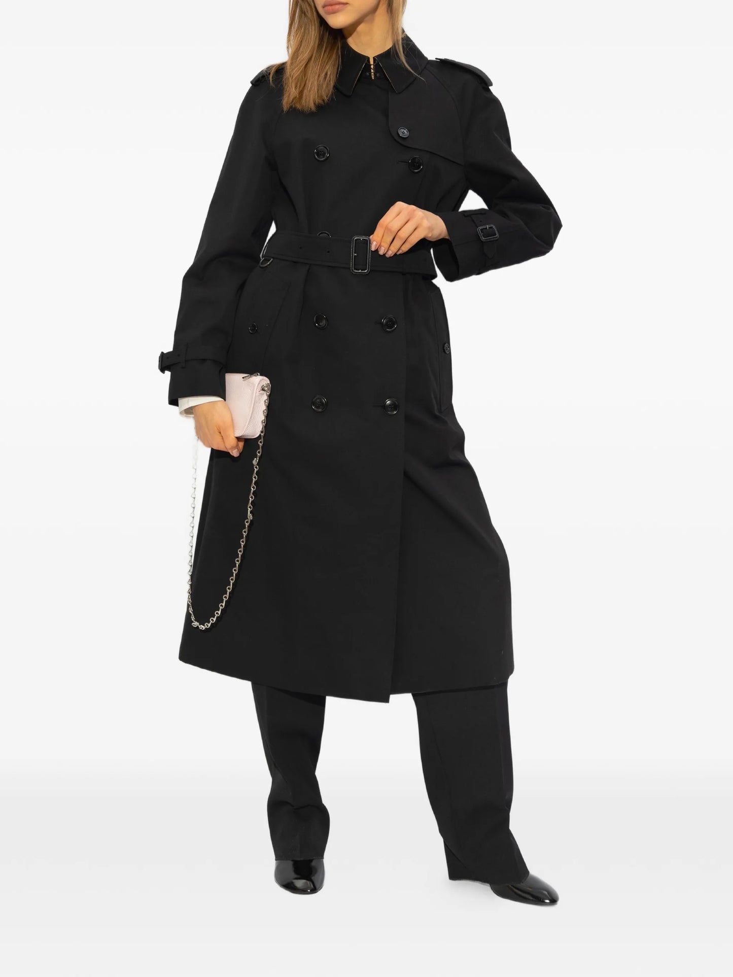 Waterloo double-breasted trench coat