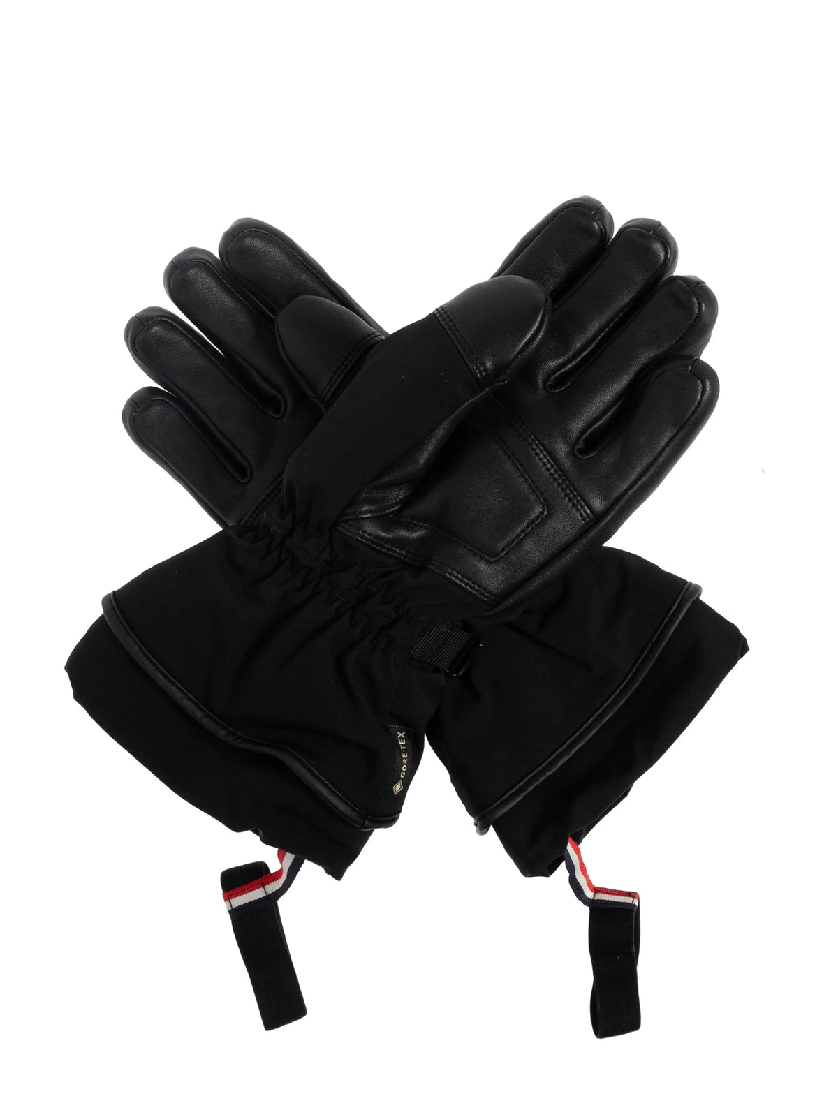 logo-embossed gloves