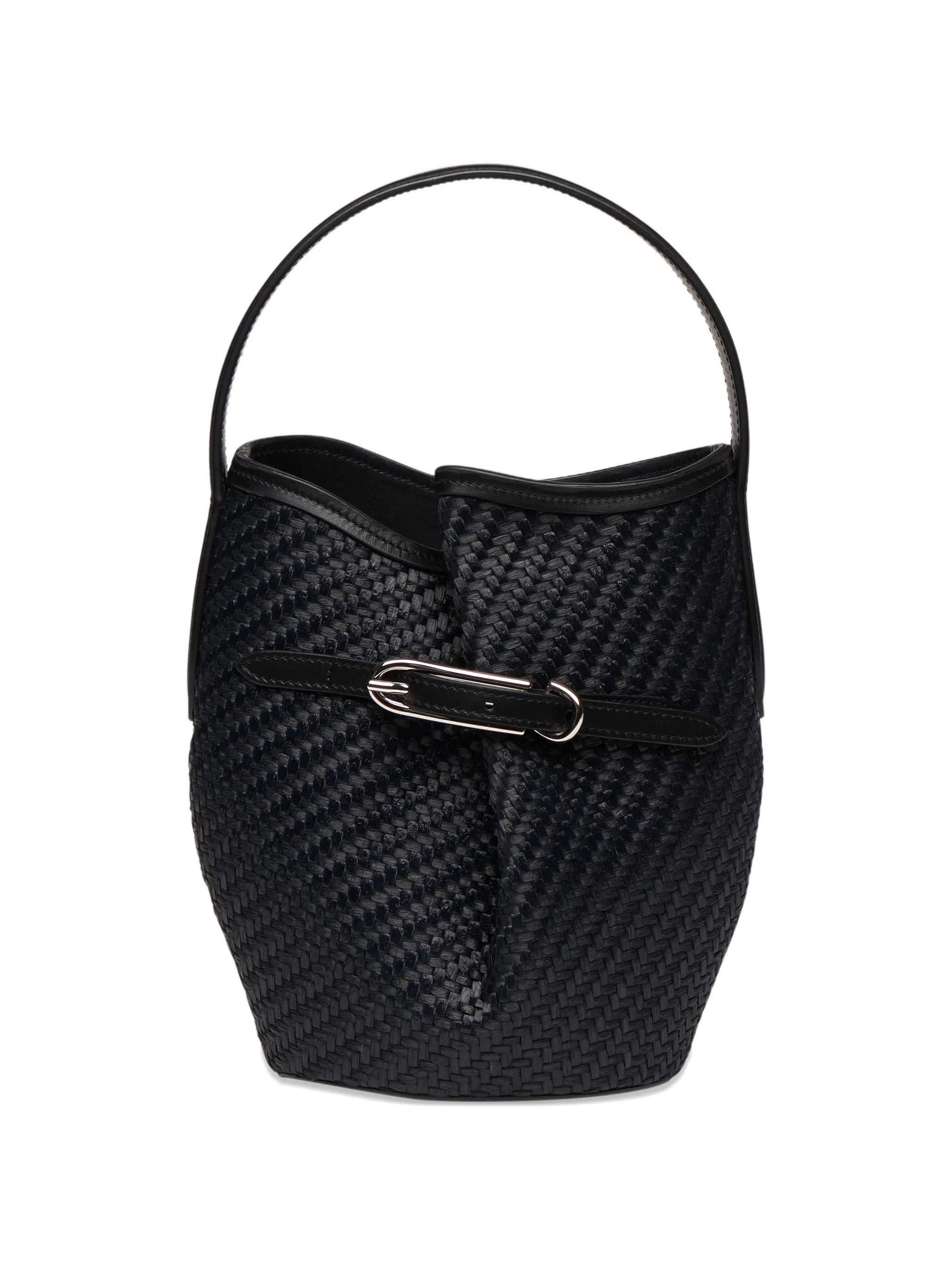 woven bucket bag