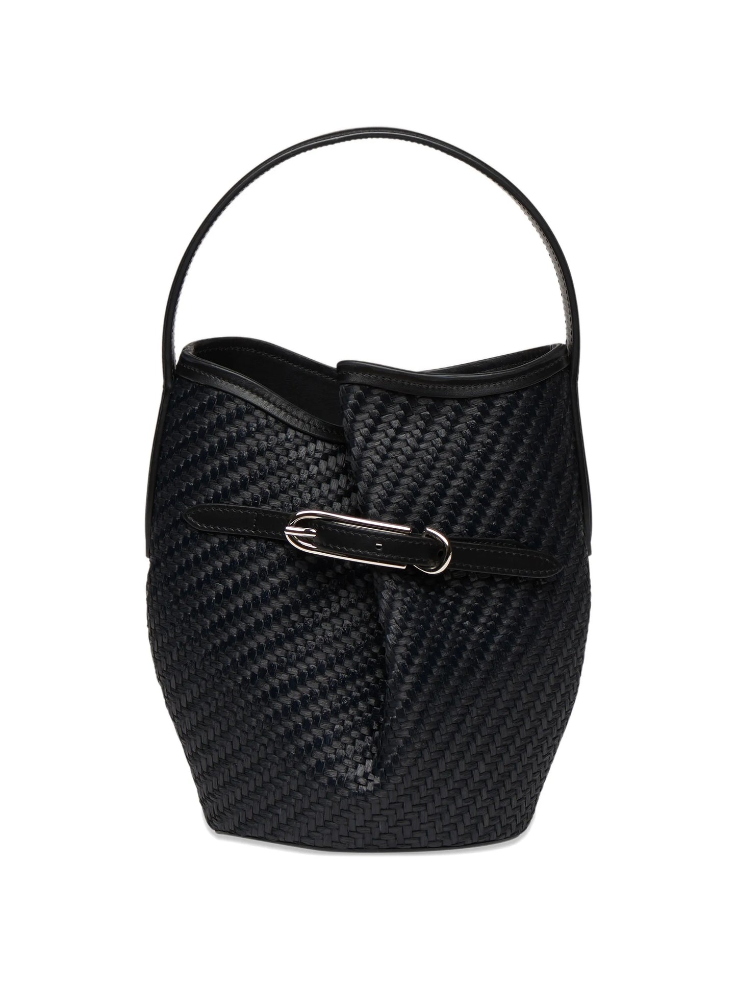 woven bucket bag