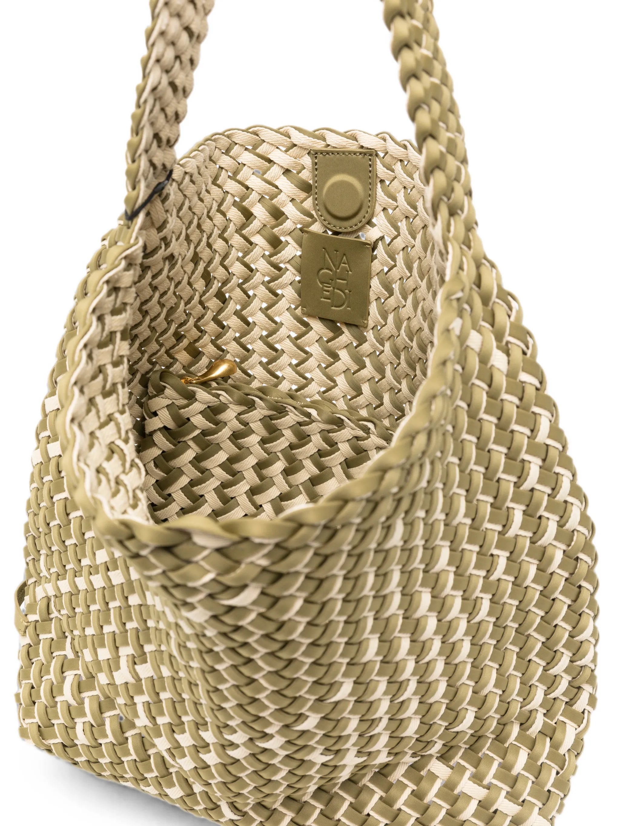 medium Nomad double-weave bucket bag