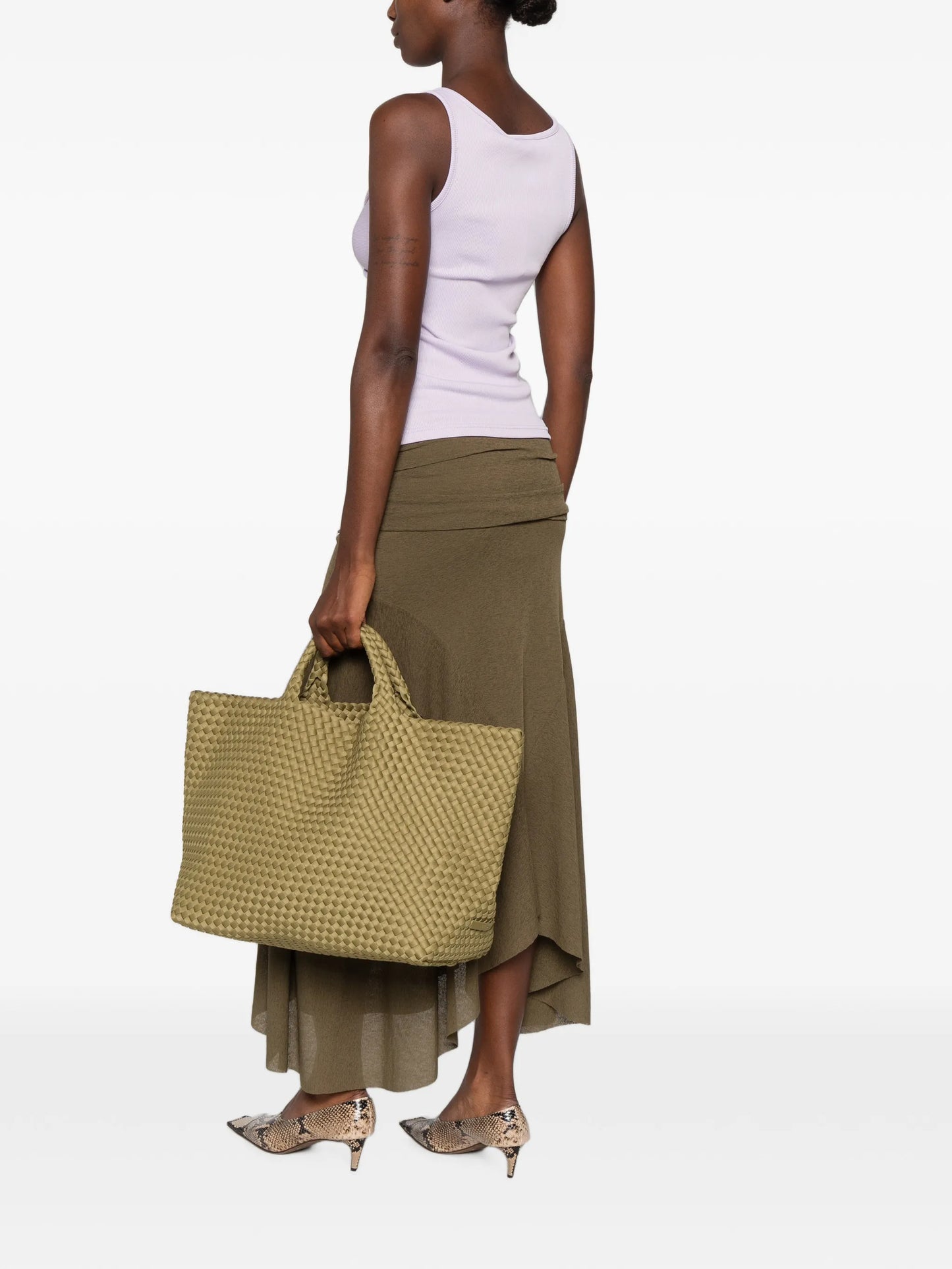 large St Barths woven tote bag