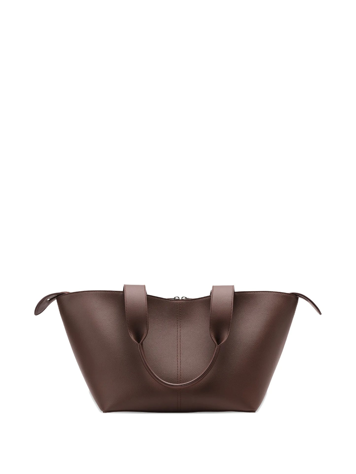 Bleecker grained-effect tote bag