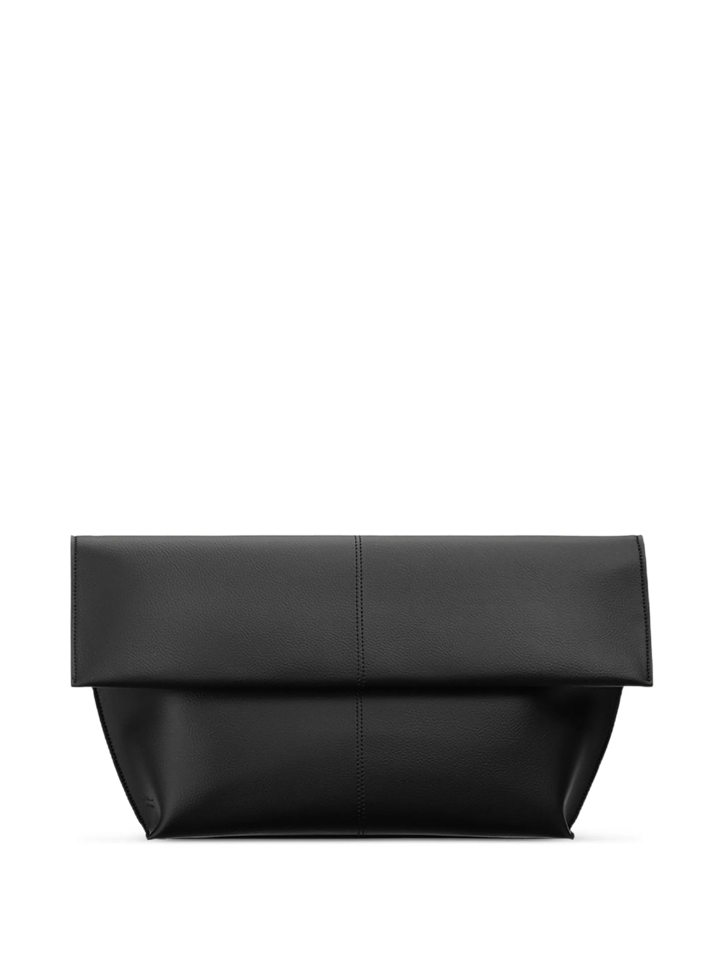 Seamed clutch bag