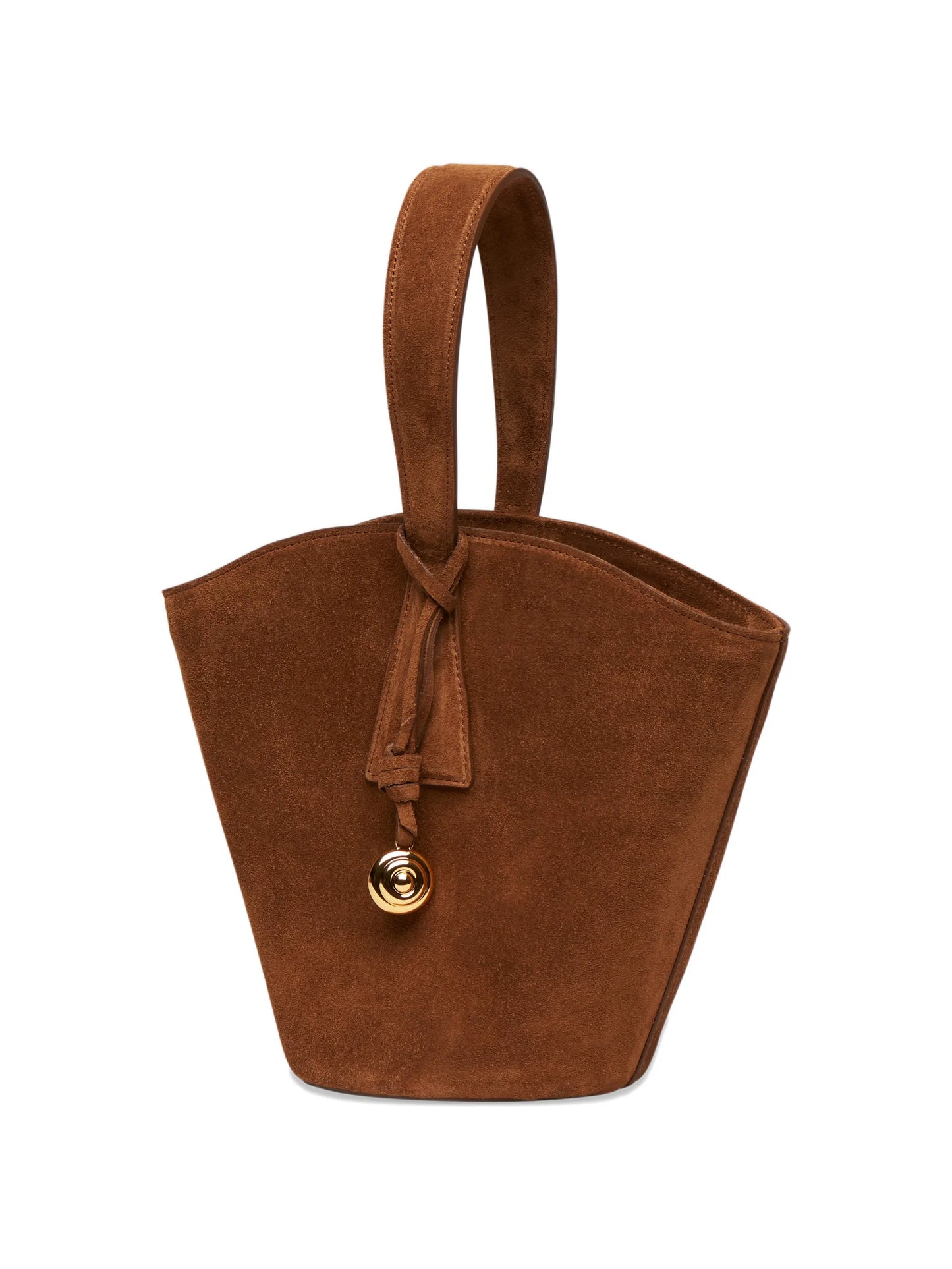 suede bucket bag