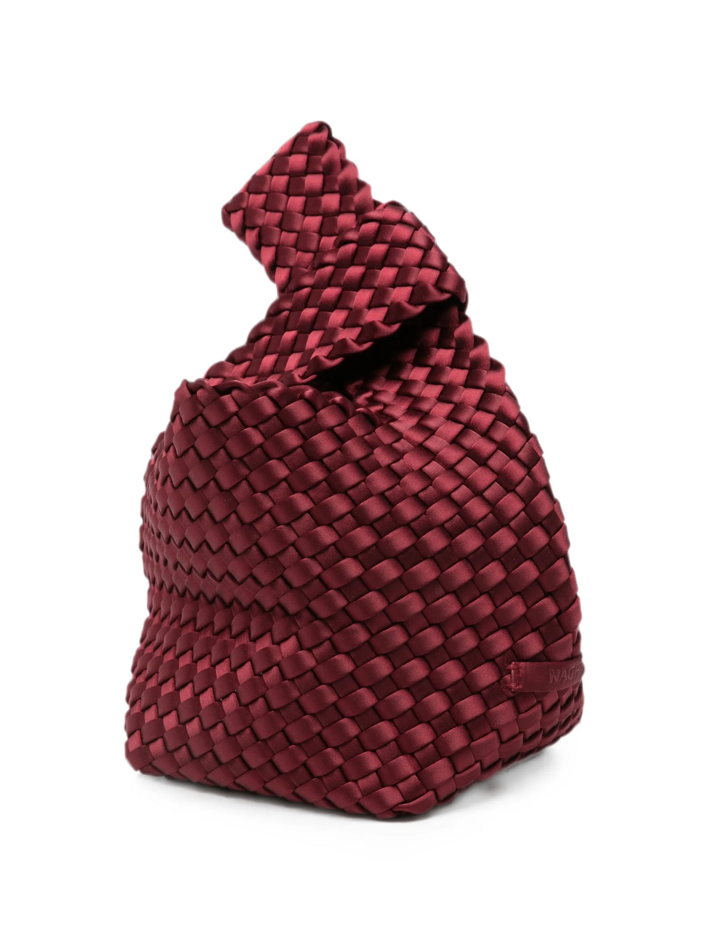 Kyoto woven satin clutch bag