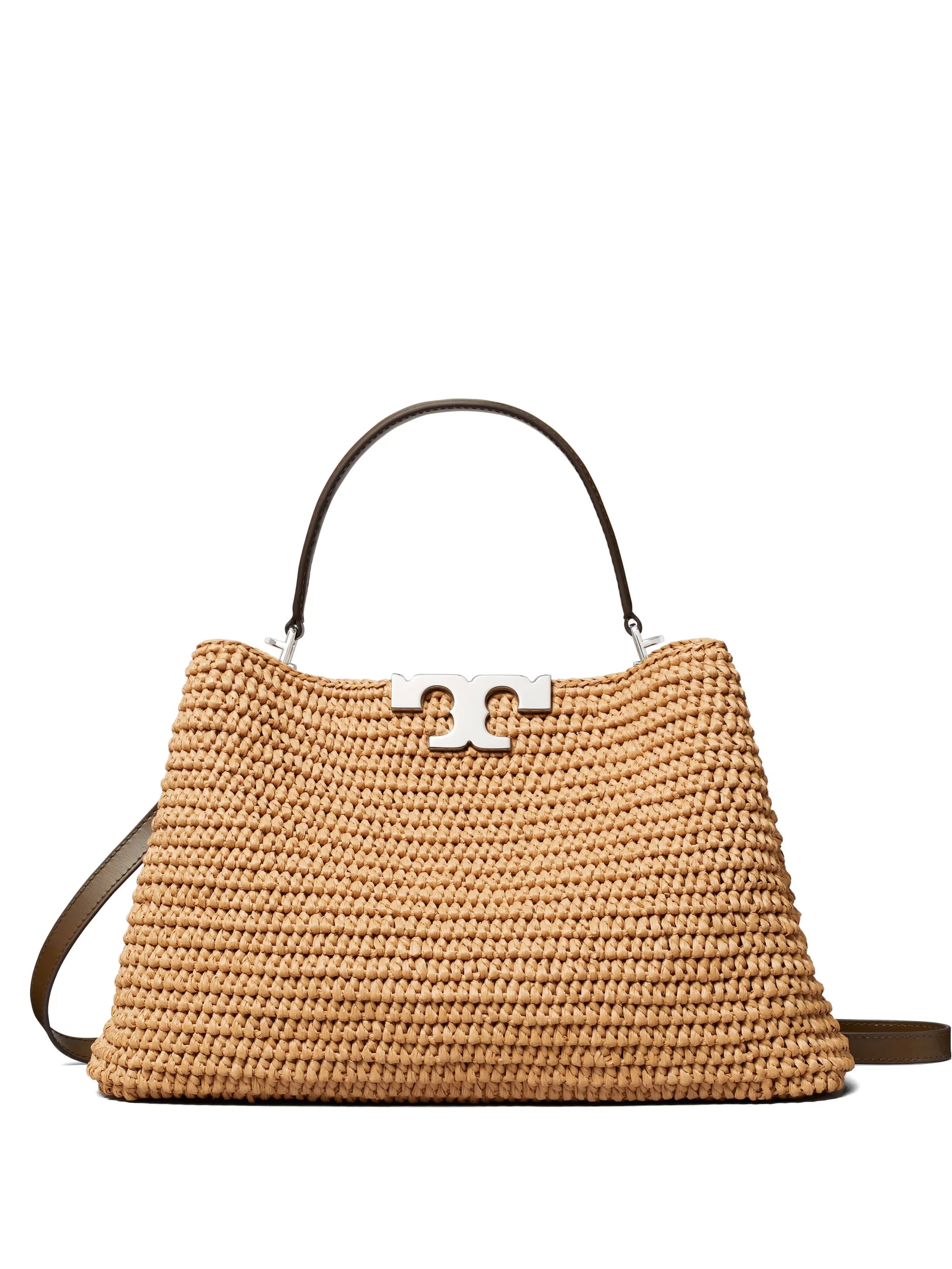 Eleanor raffia satchel
