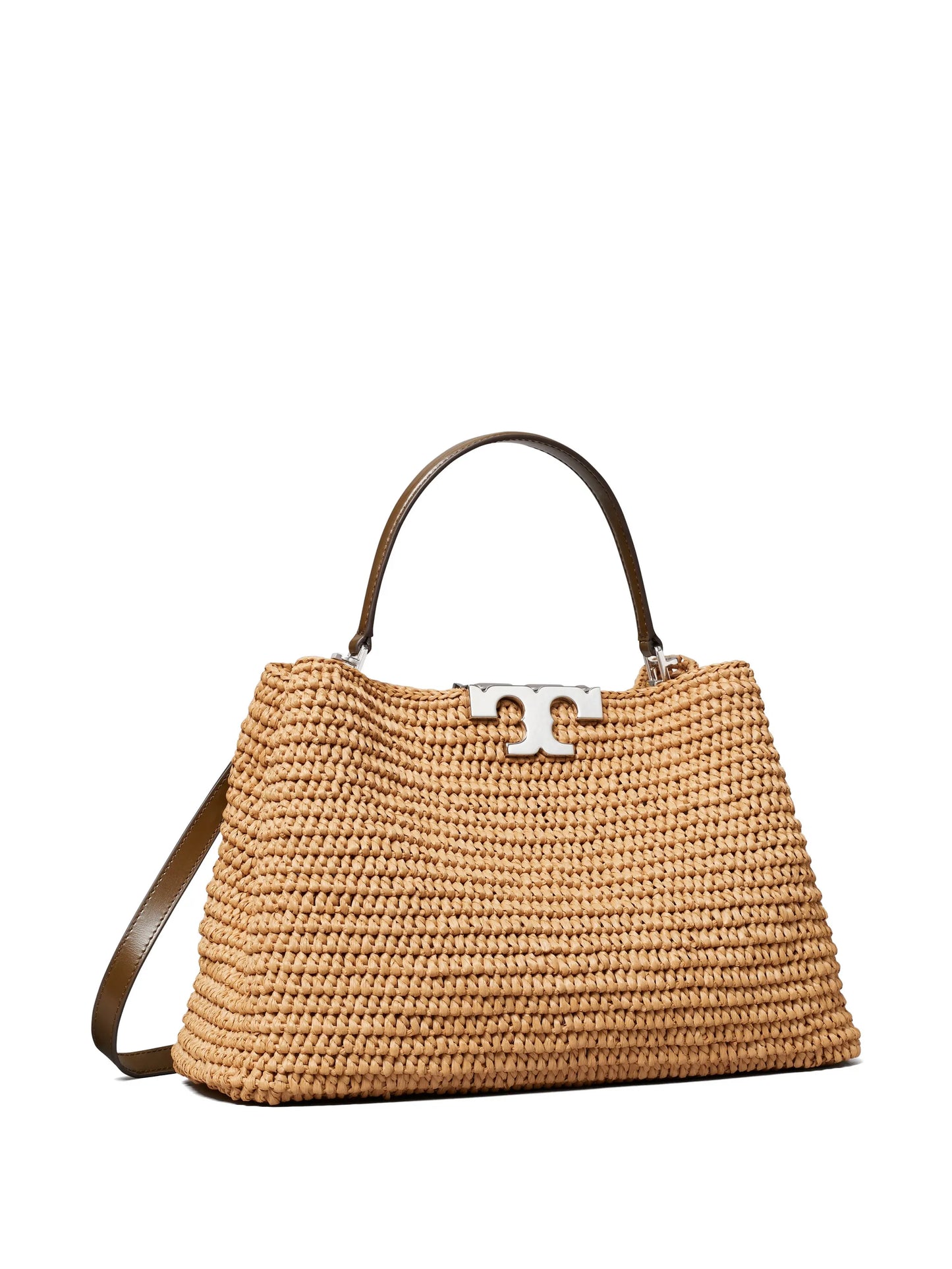 Eleanor raffia satchel