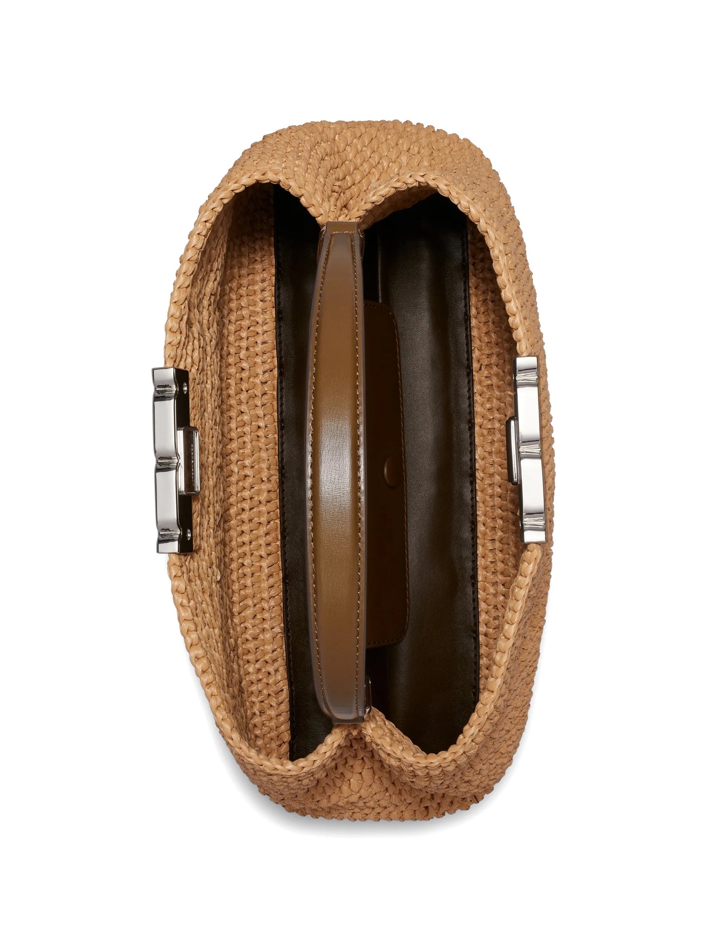 Eleanor raffia satchel