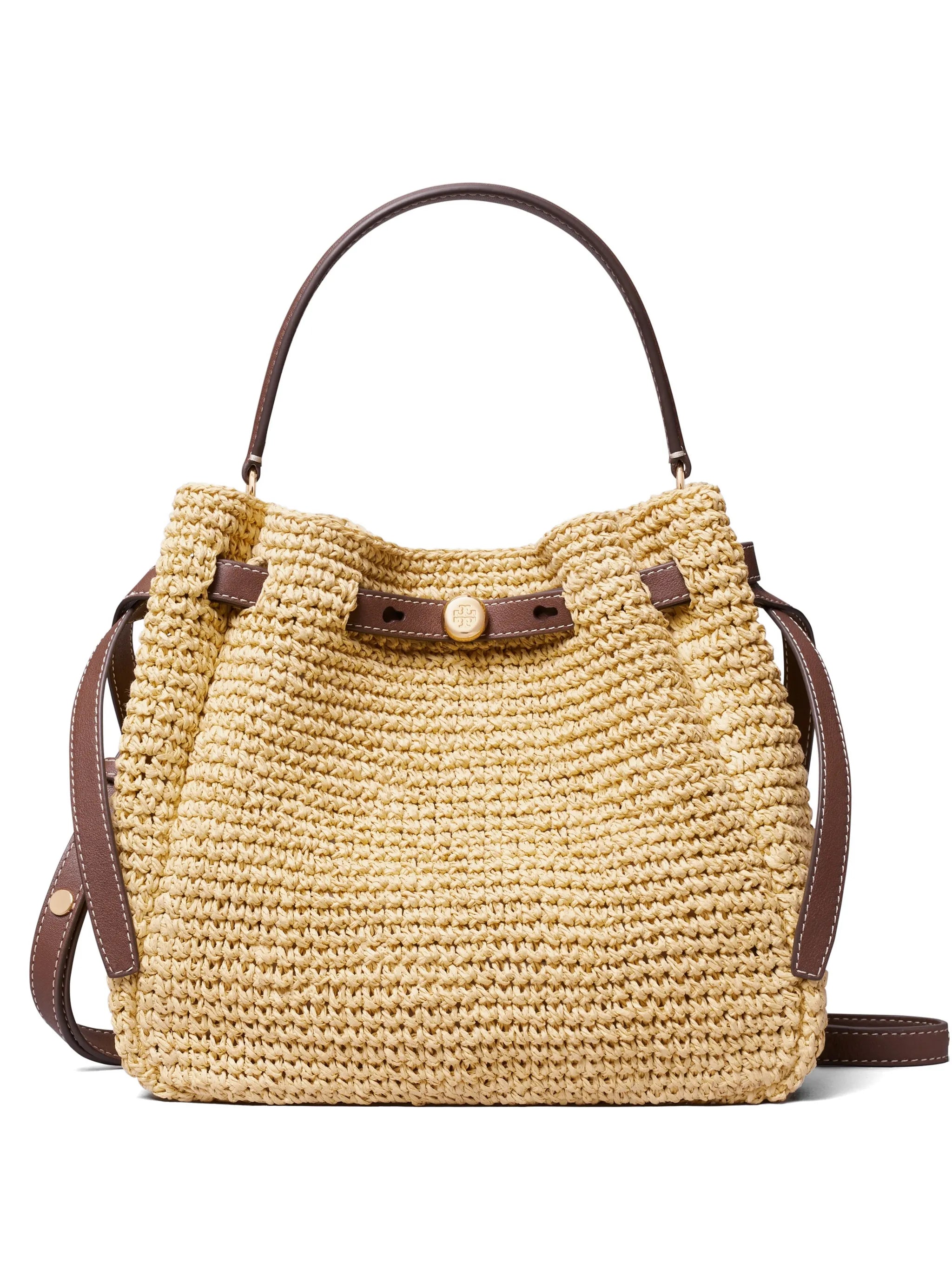 Romy woven bucket bag