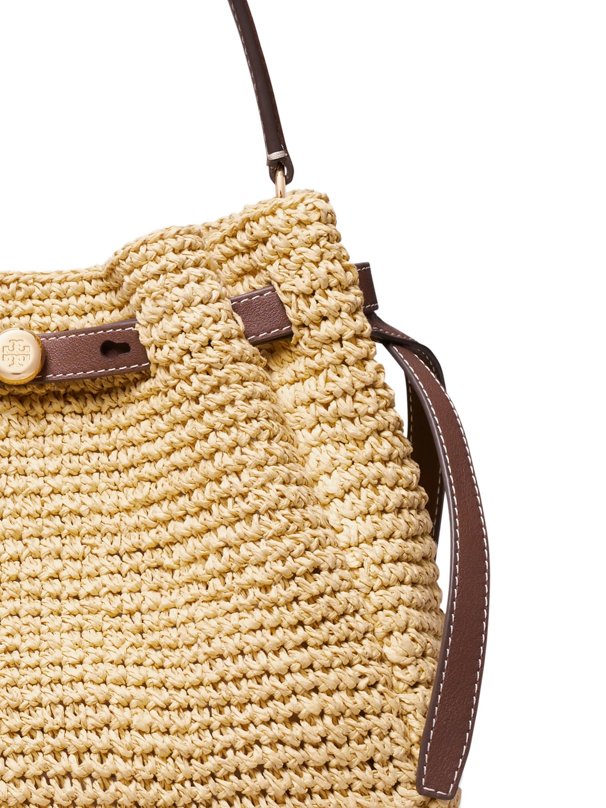 Romy woven bucket bag