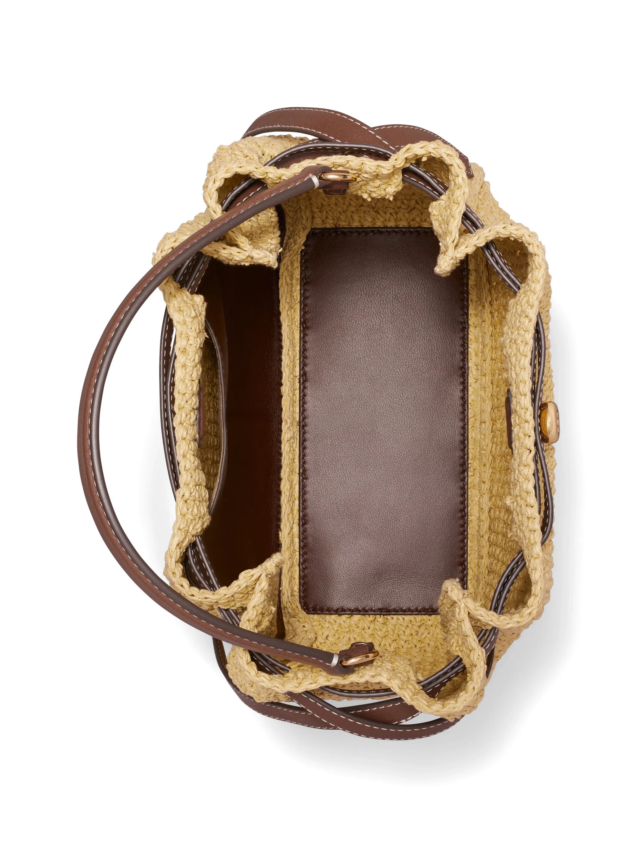 Romy woven bucket bag