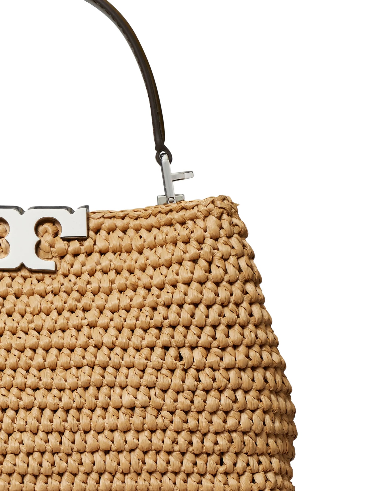 mini Eleanor raffia satchel