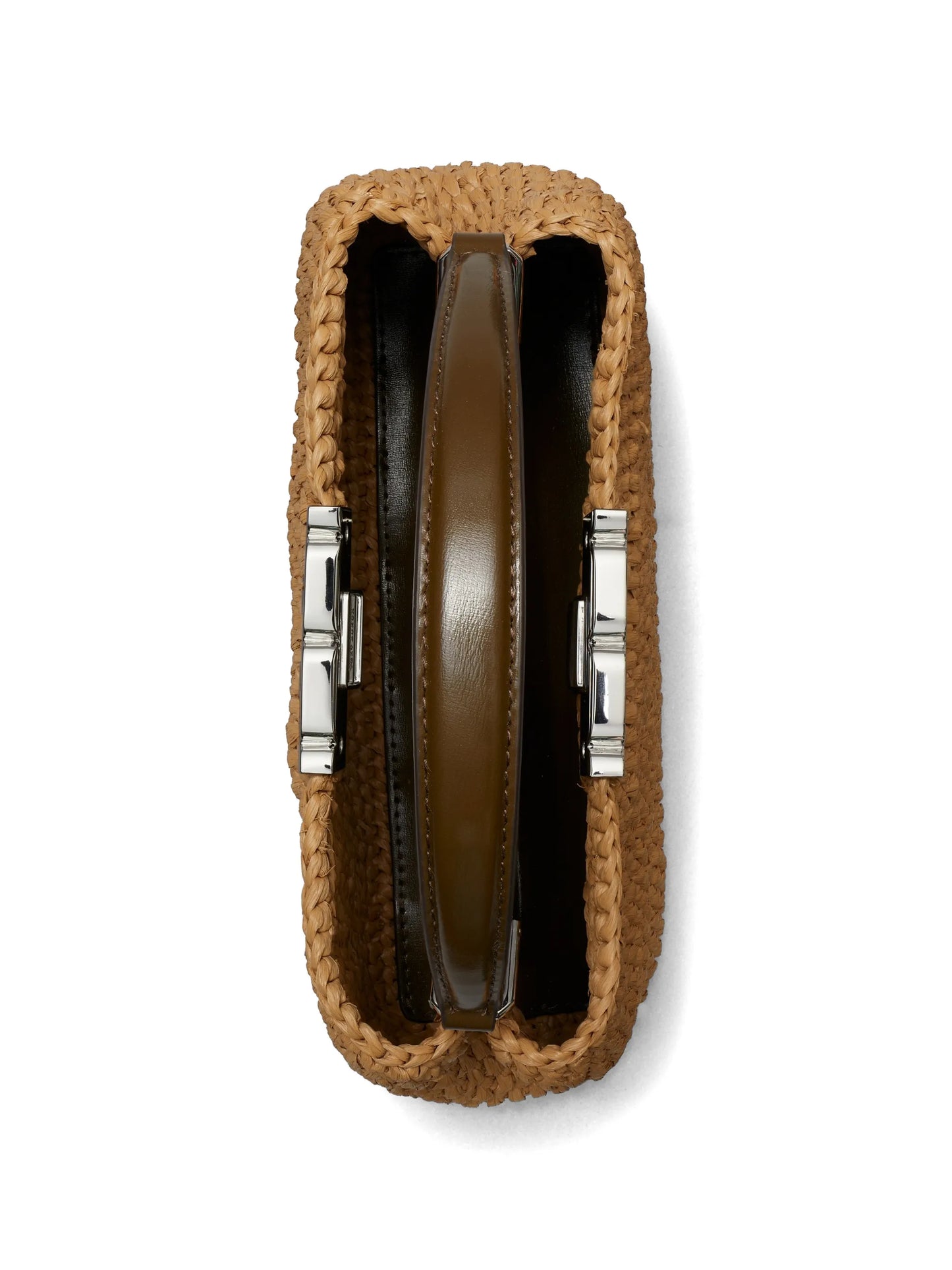 mini Eleanor raffia satchel