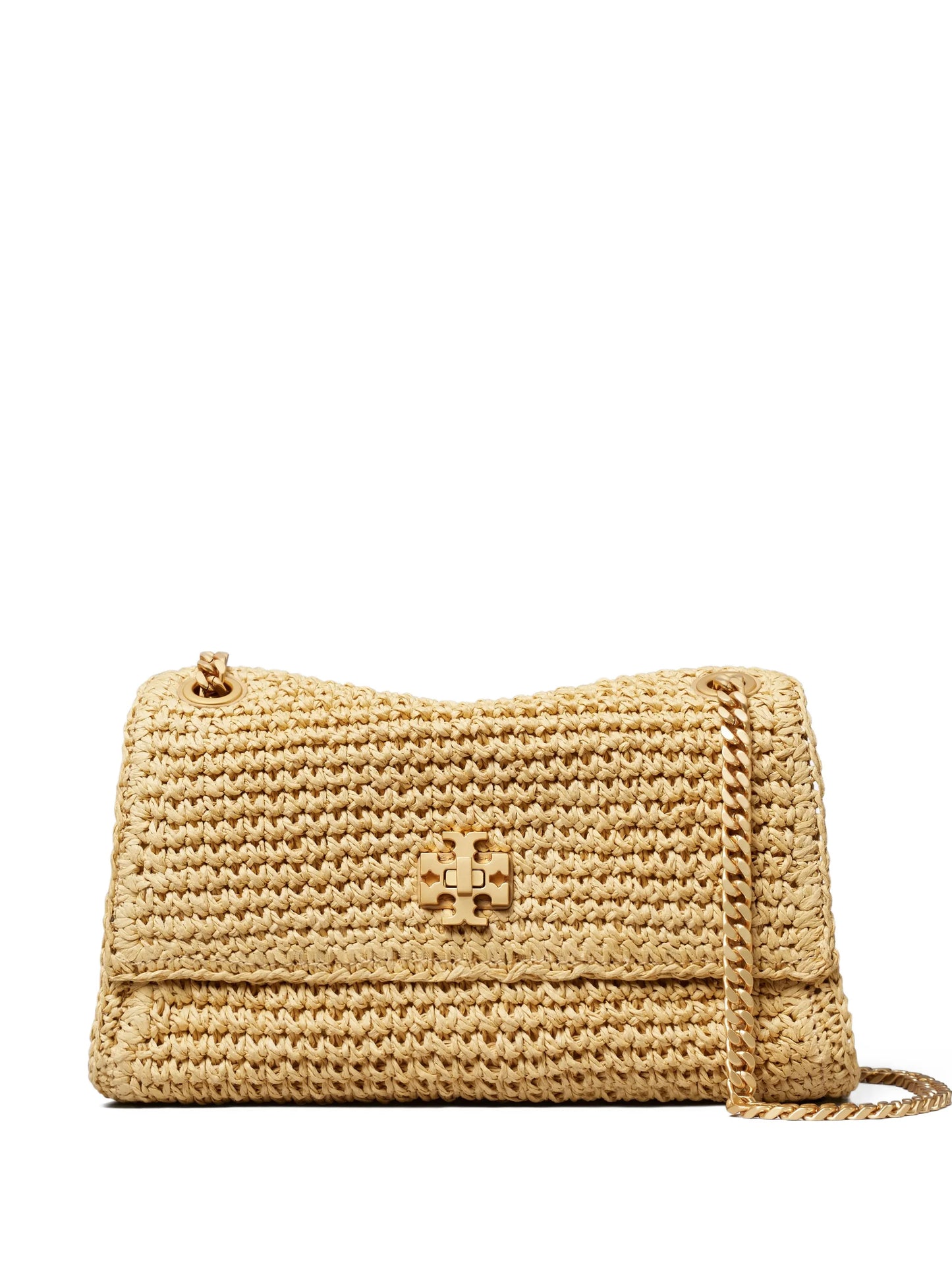 mini Kira turnlock woven shoulder bag