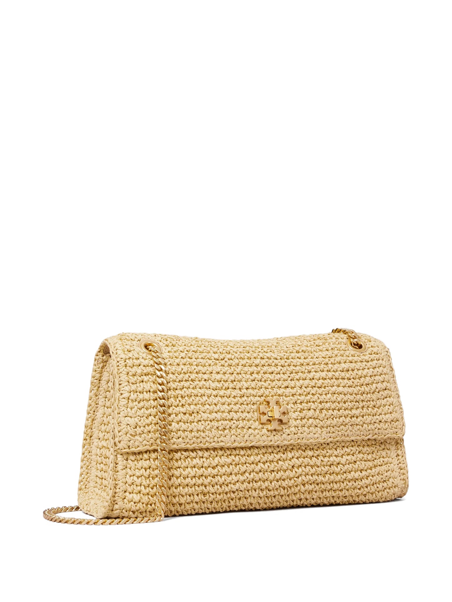 mini Kira turnlock woven shoulder bag