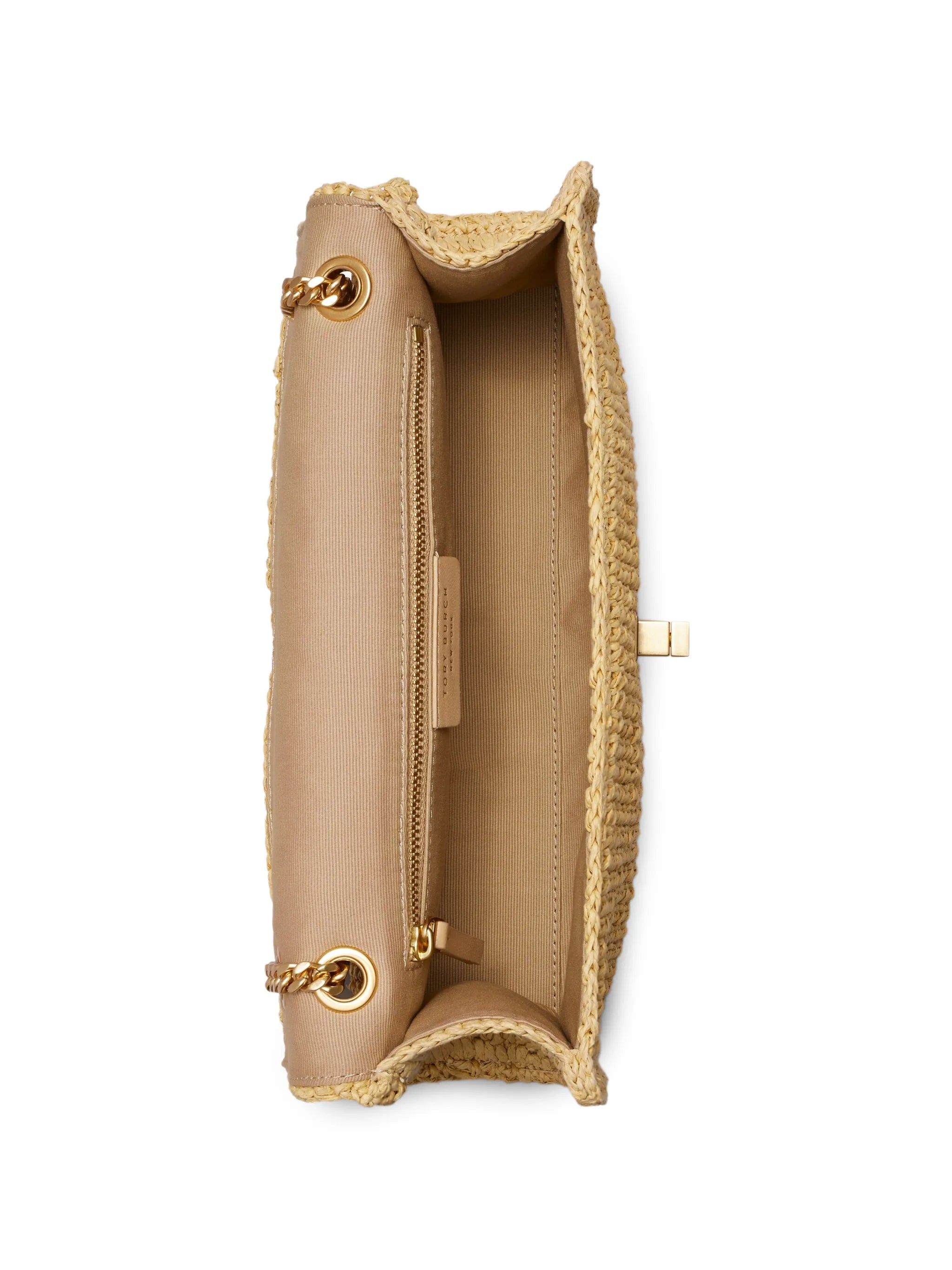 mini Kira turnlock woven shoulder bag