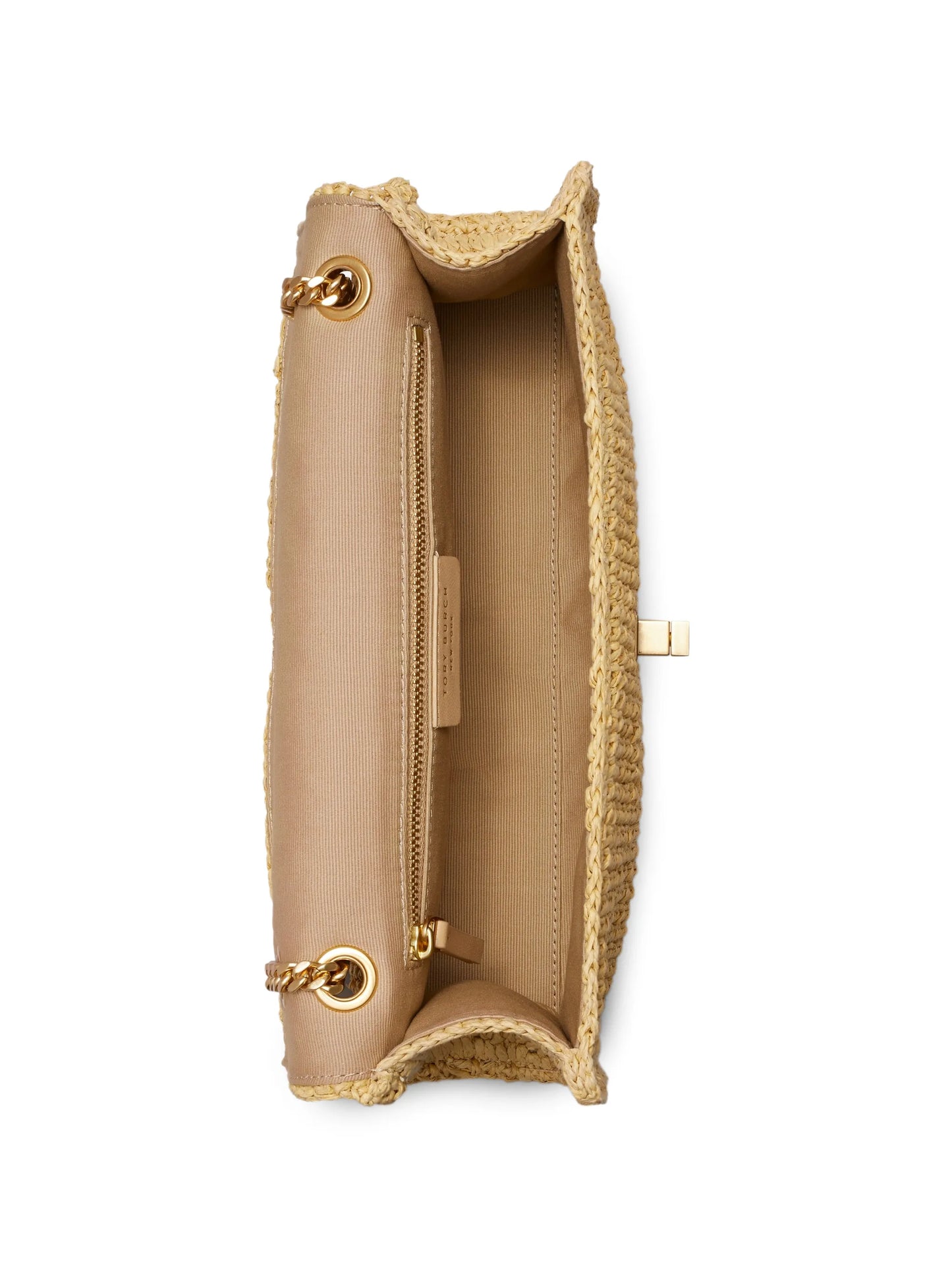 mini Kira turnlock woven shoulder bag