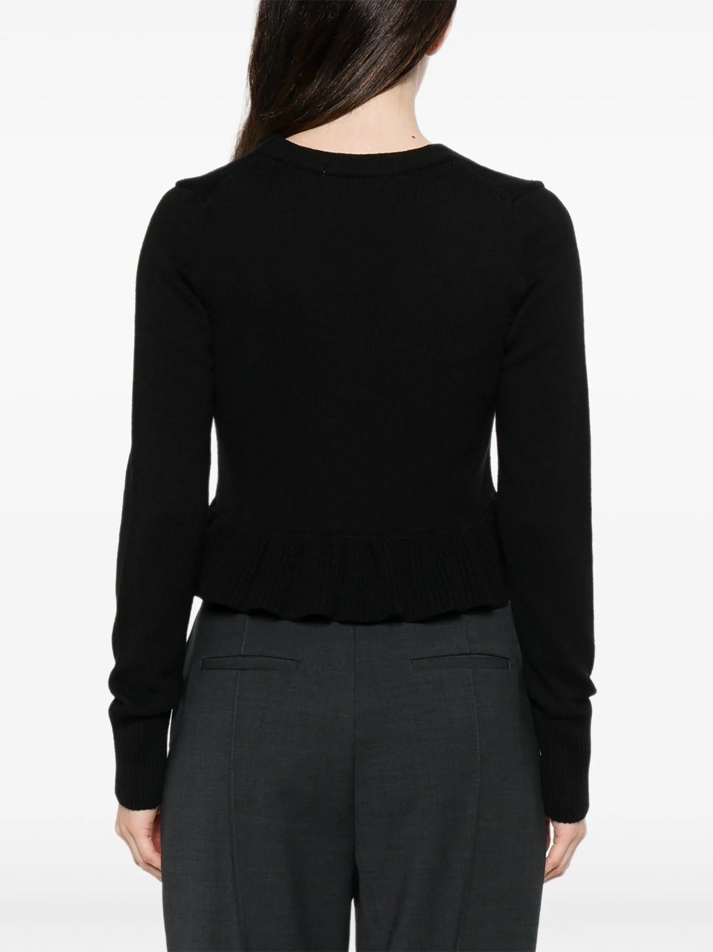 Prisca ruffled cardigan