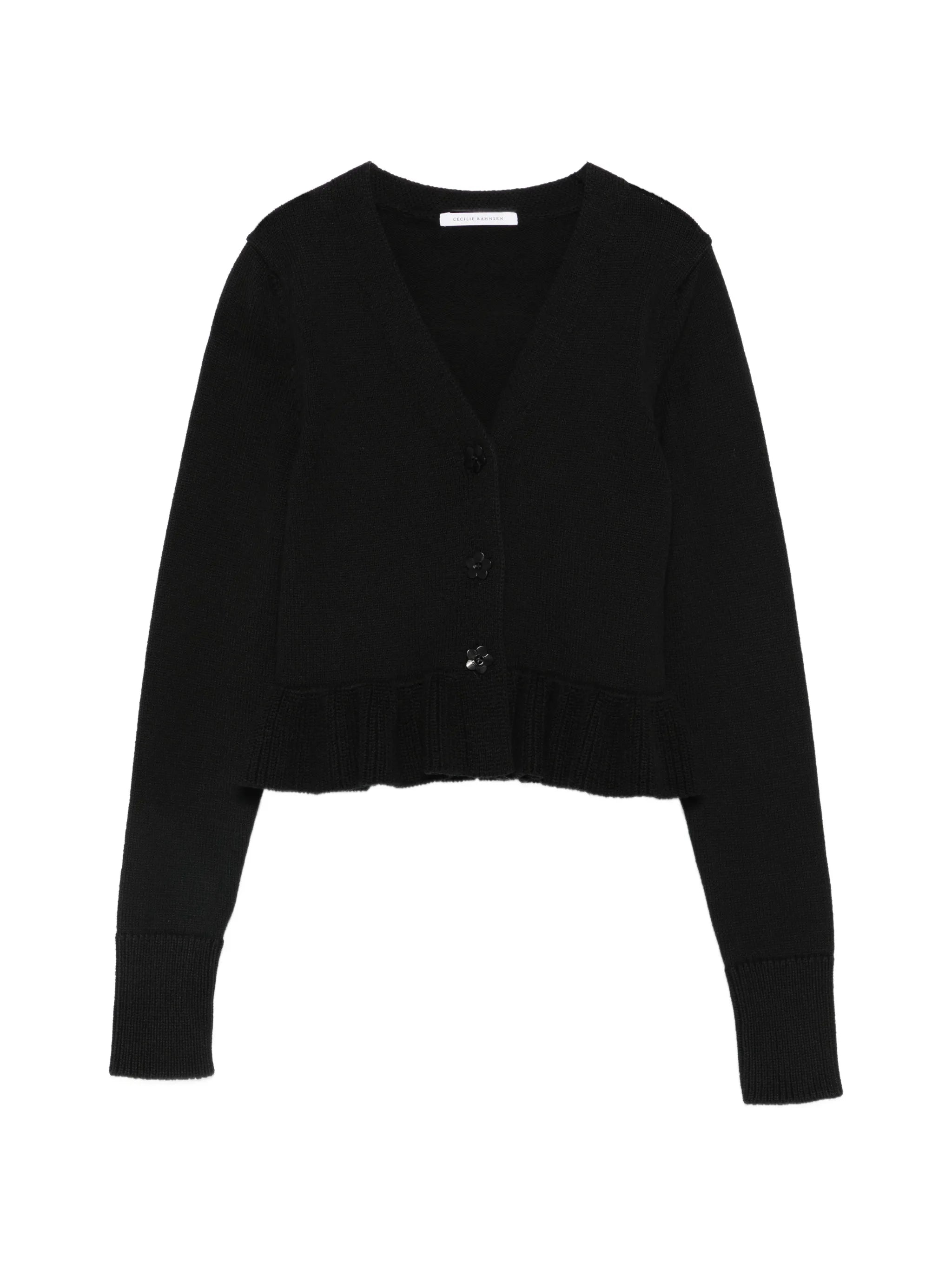 Prisca ruffled cardigan