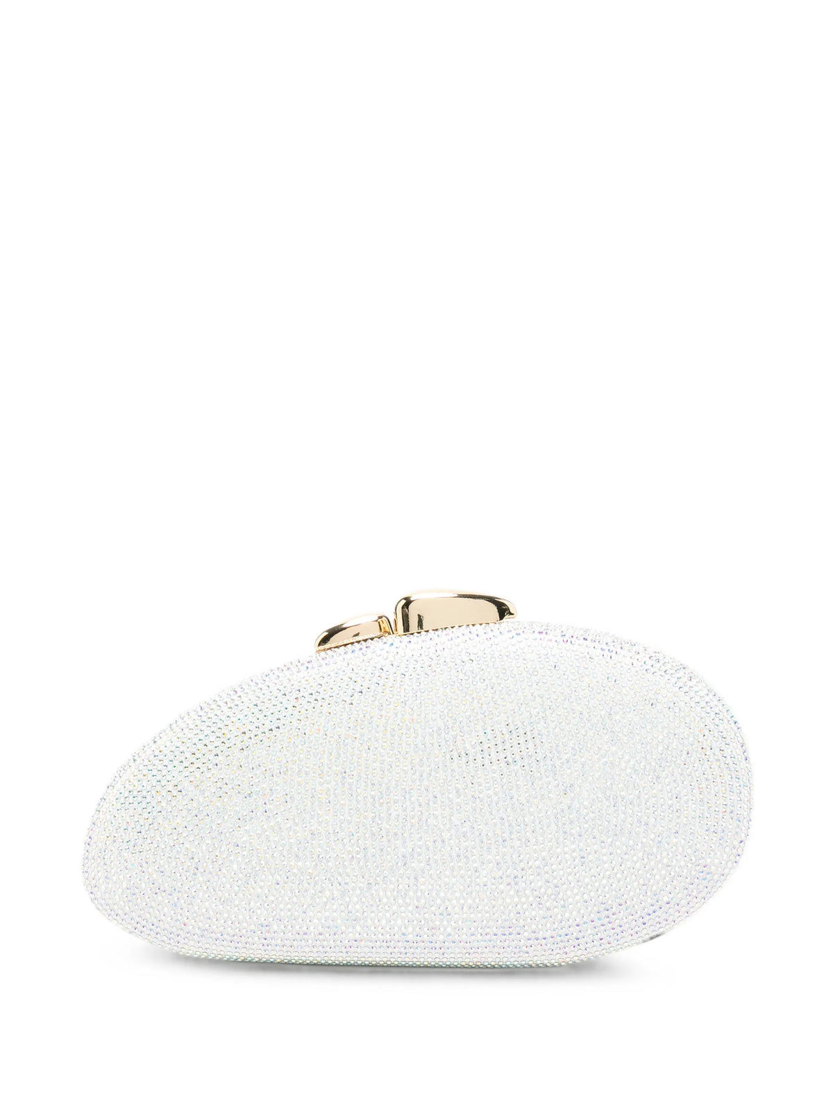 rhinestone-embellished clutch bag
