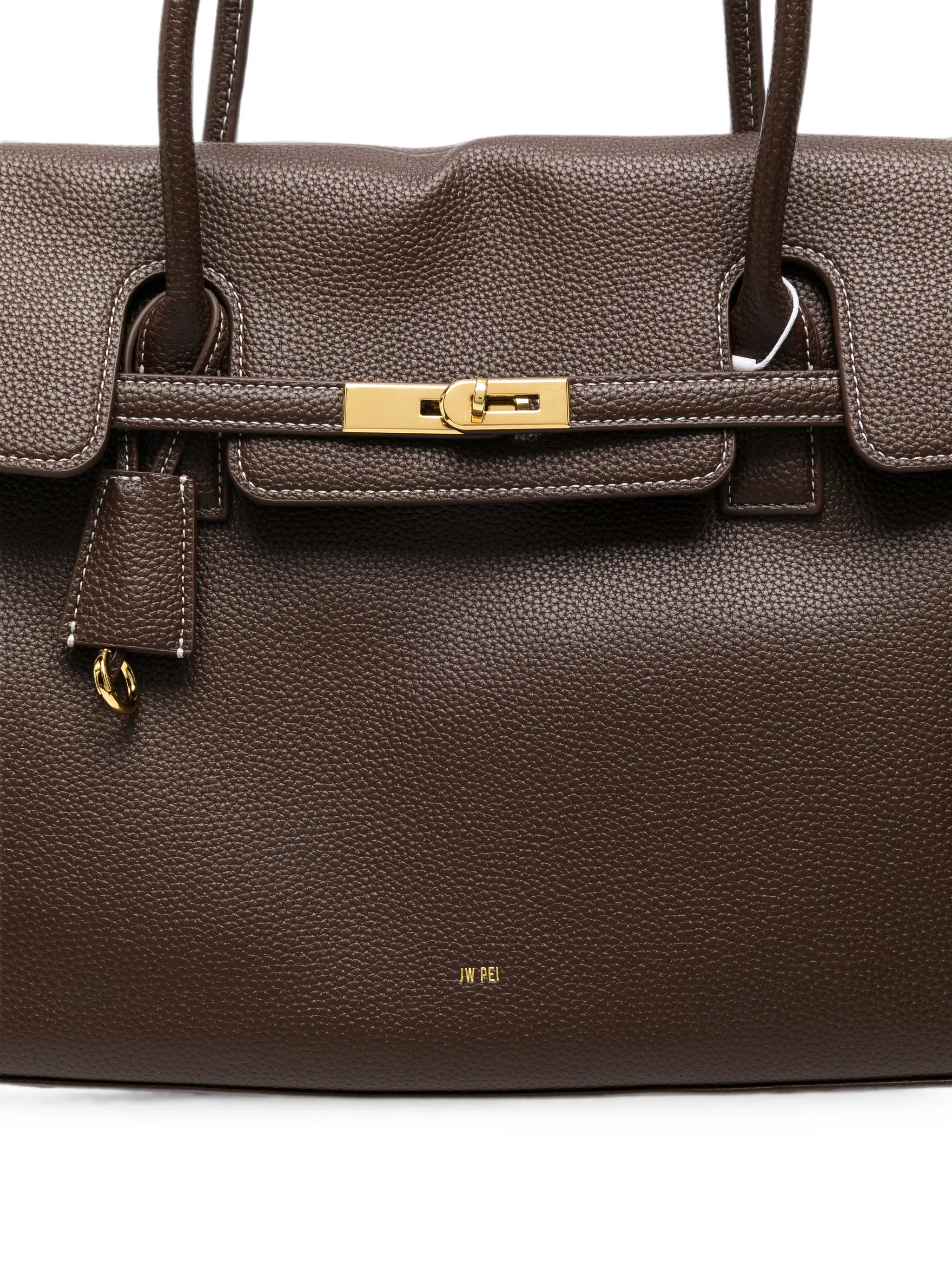 large Yara twist-lock-fastening shoulder bag