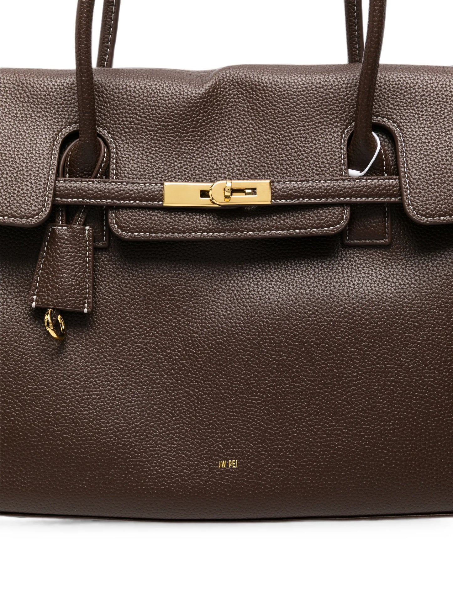 large Yara twist-lock-fastening shoulder bag