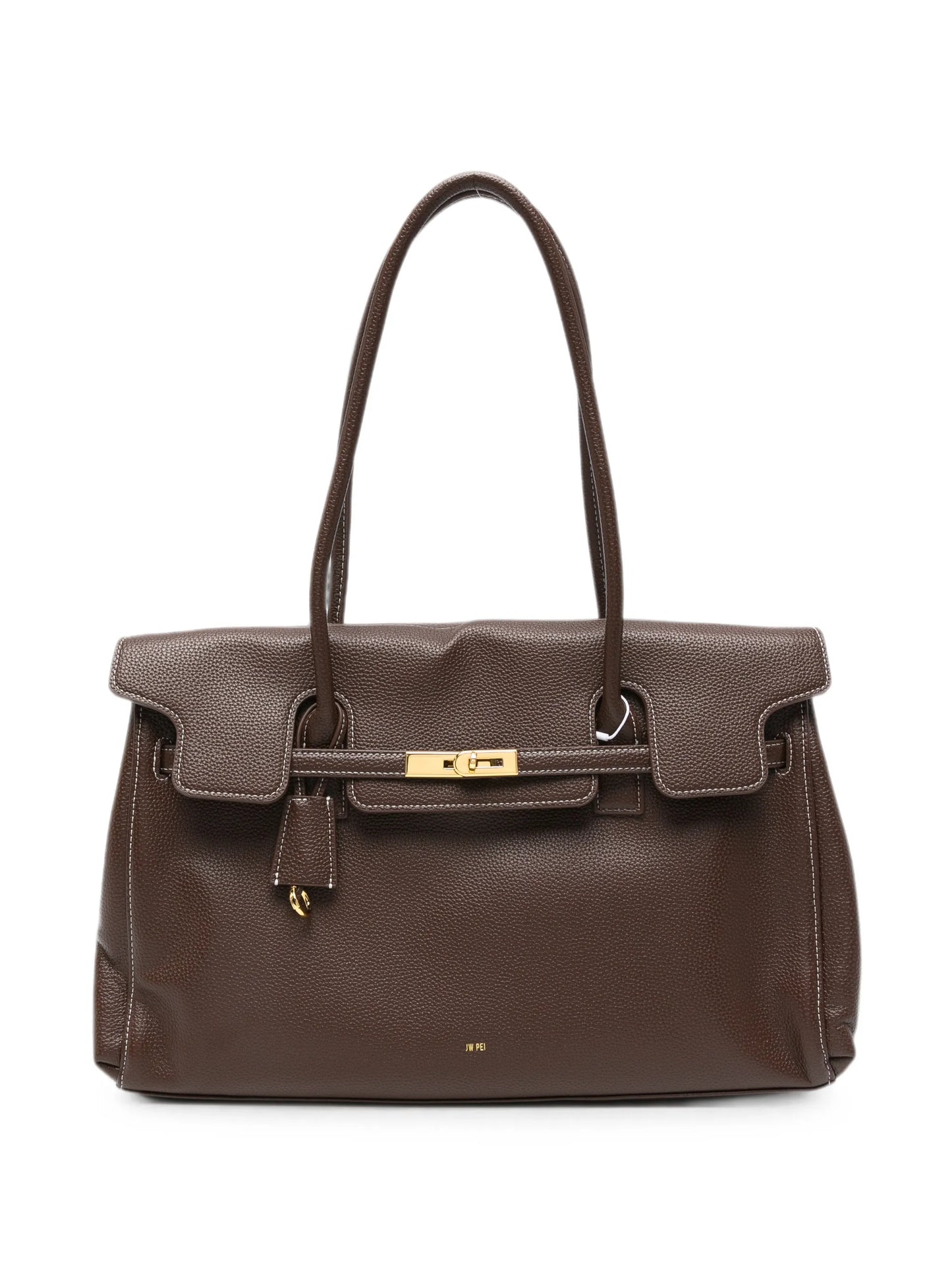 large Yara twist-lock-fastening shoulder bag