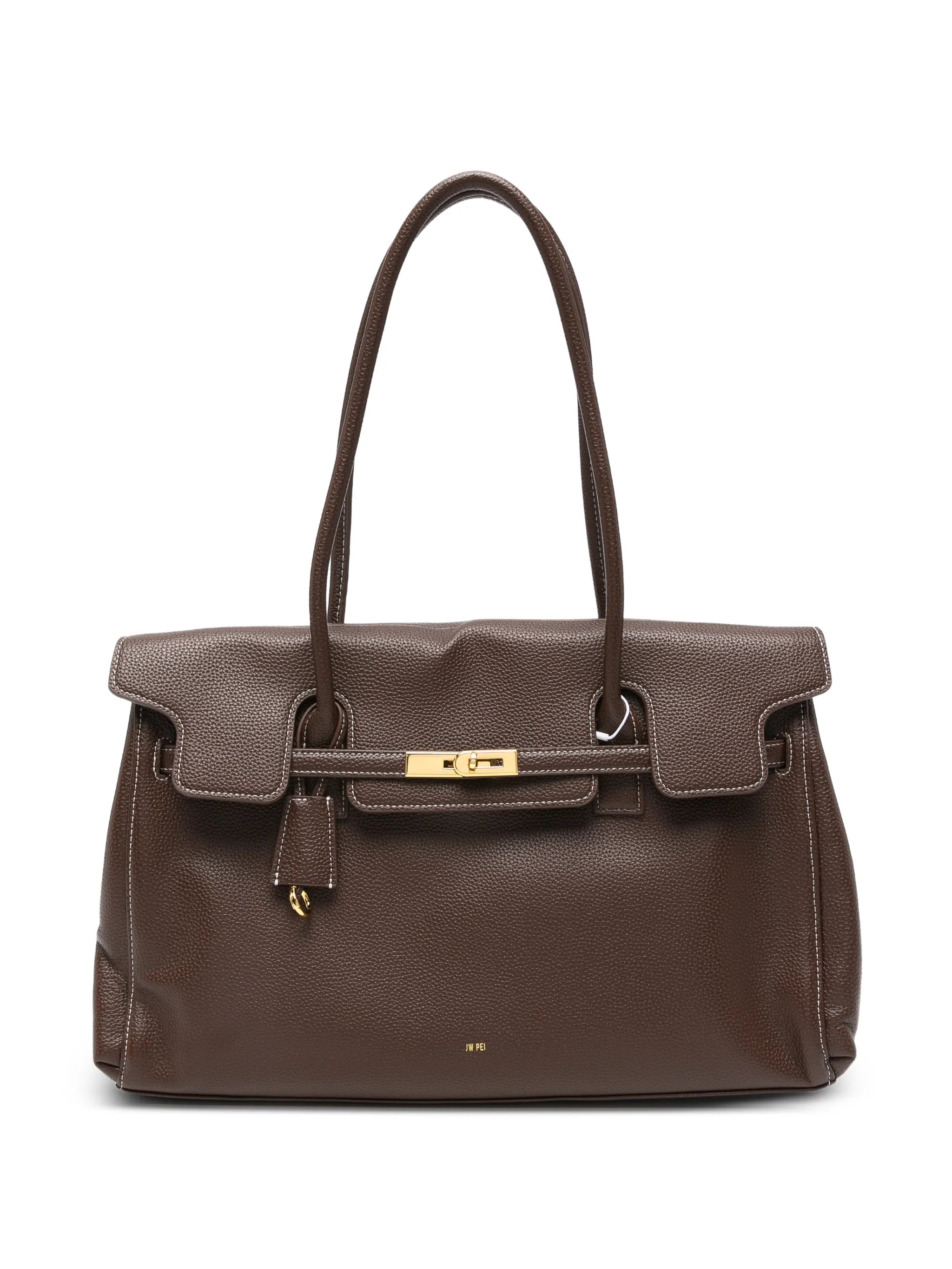 large Yara twist-lock-fastening shoulder bag