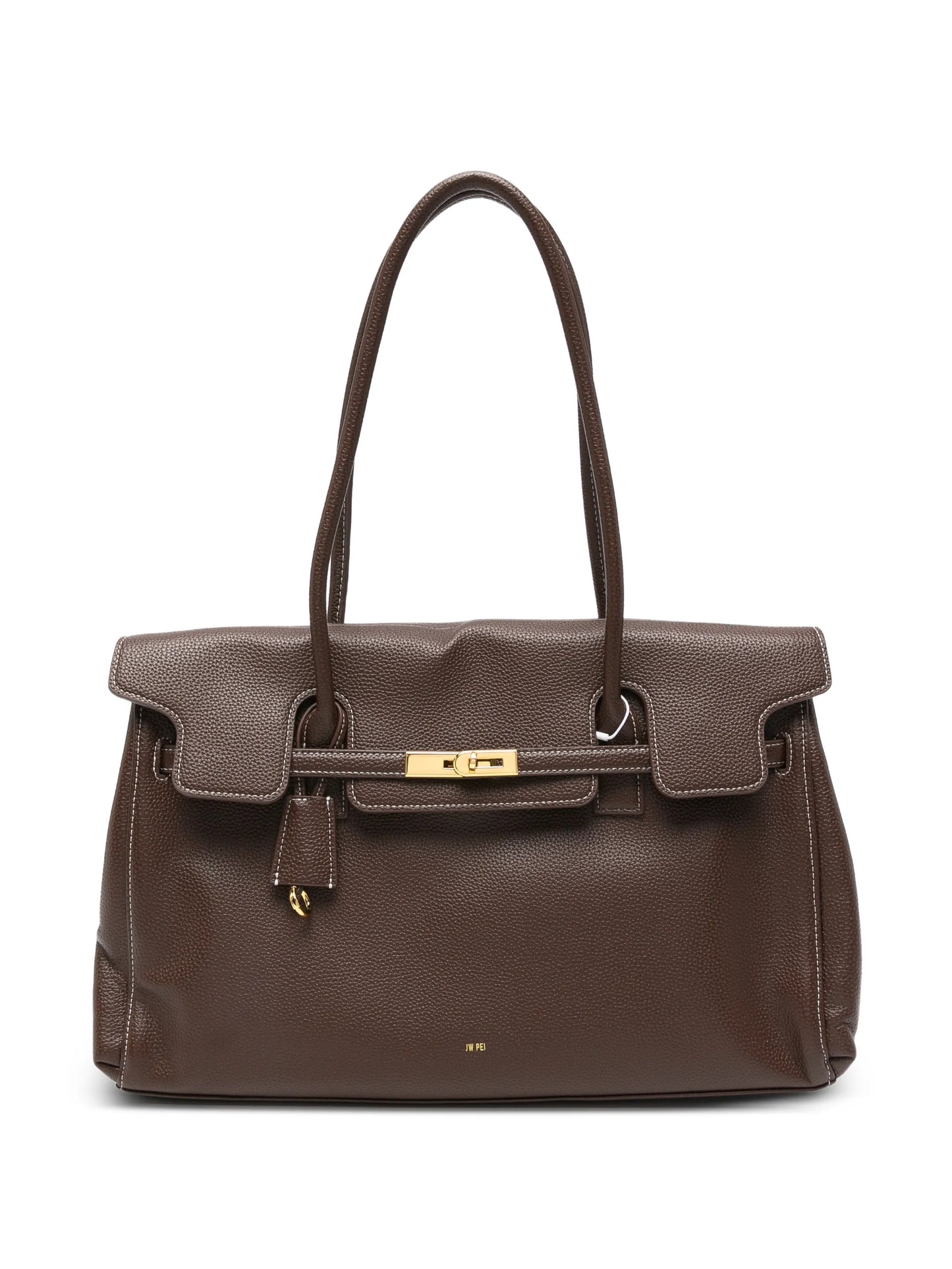 large Yara twist-lock-fastening shoulder bag