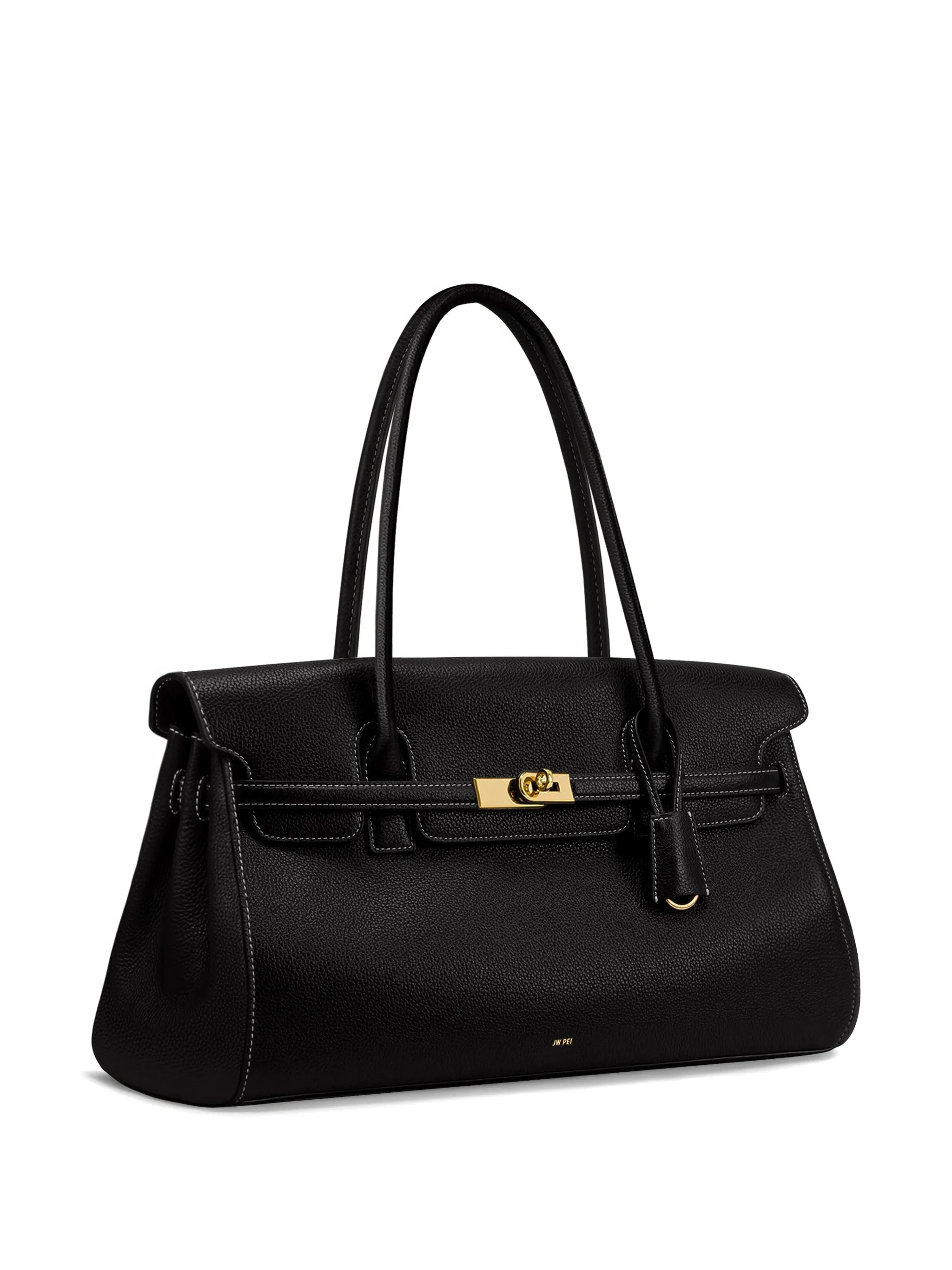 Yara pebbled-effect shoulder bag
