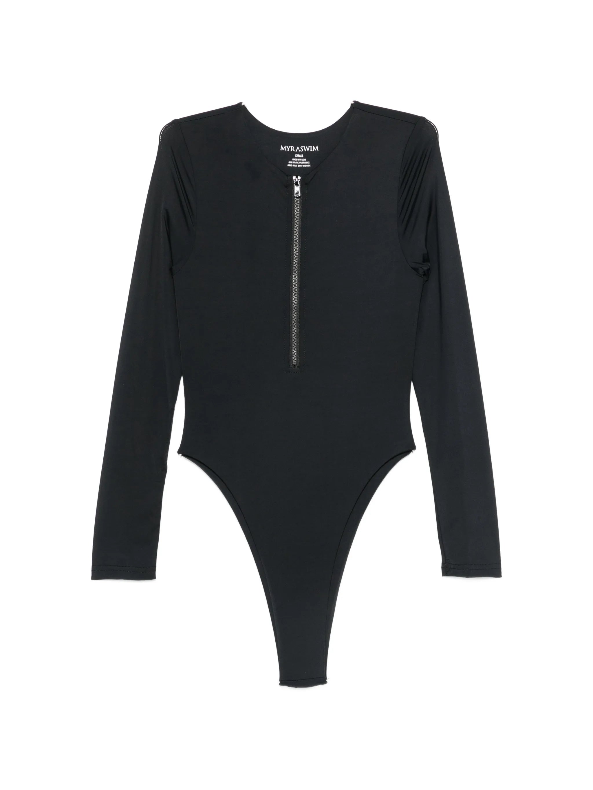 Powe zip-up swimsuit