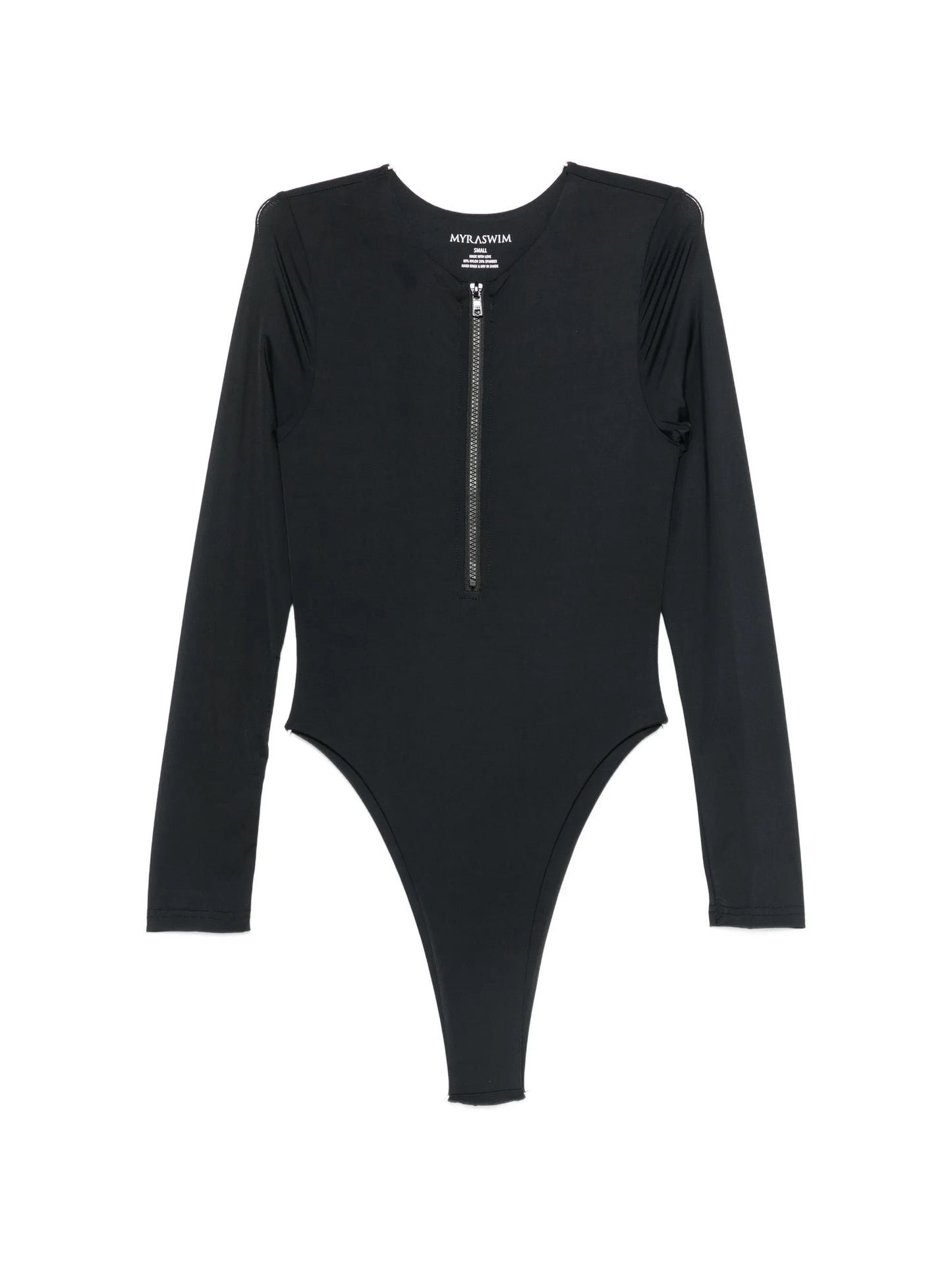 Powe zip-up swimsuit