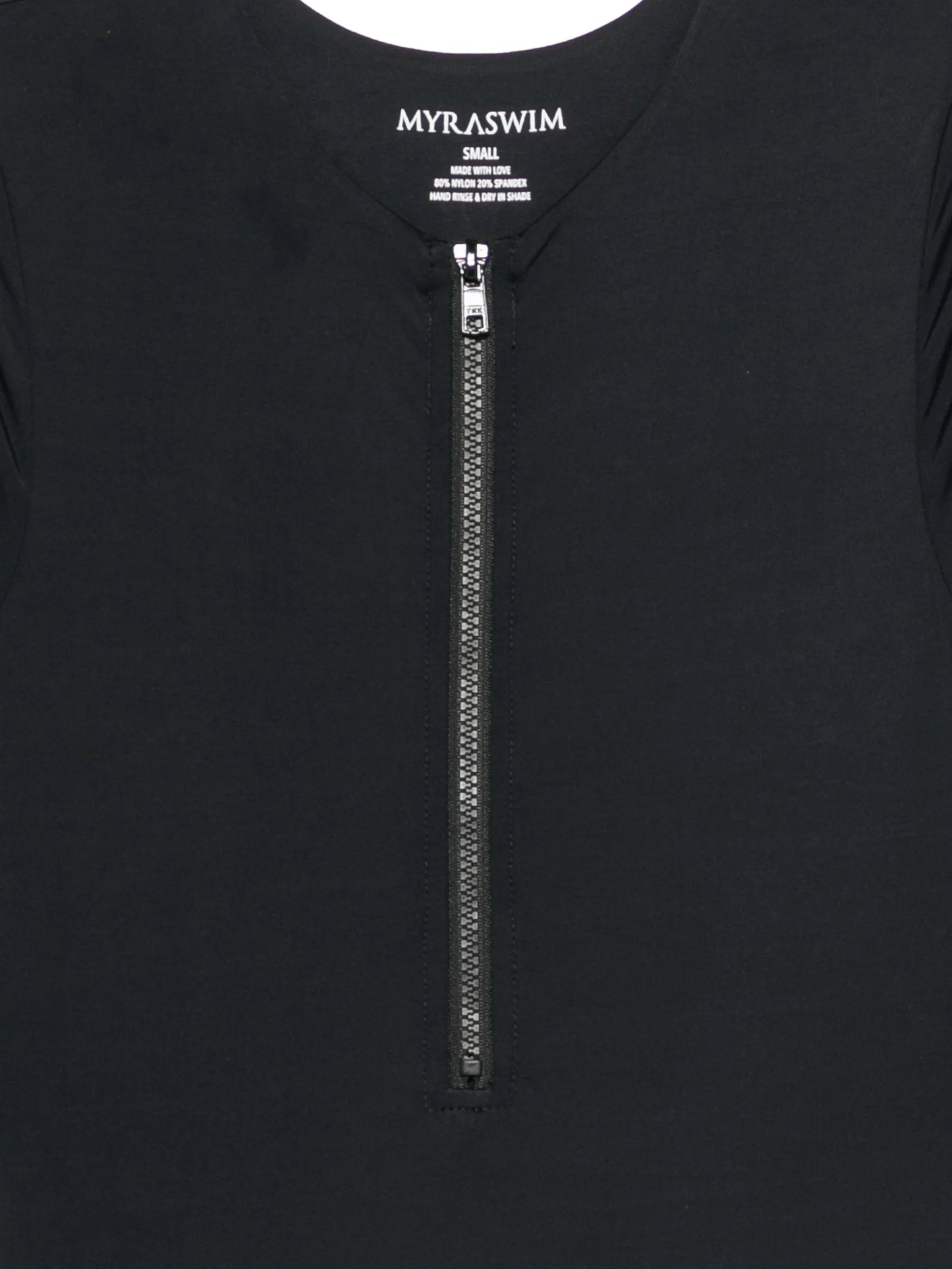 Powe zip-up swimsuit
