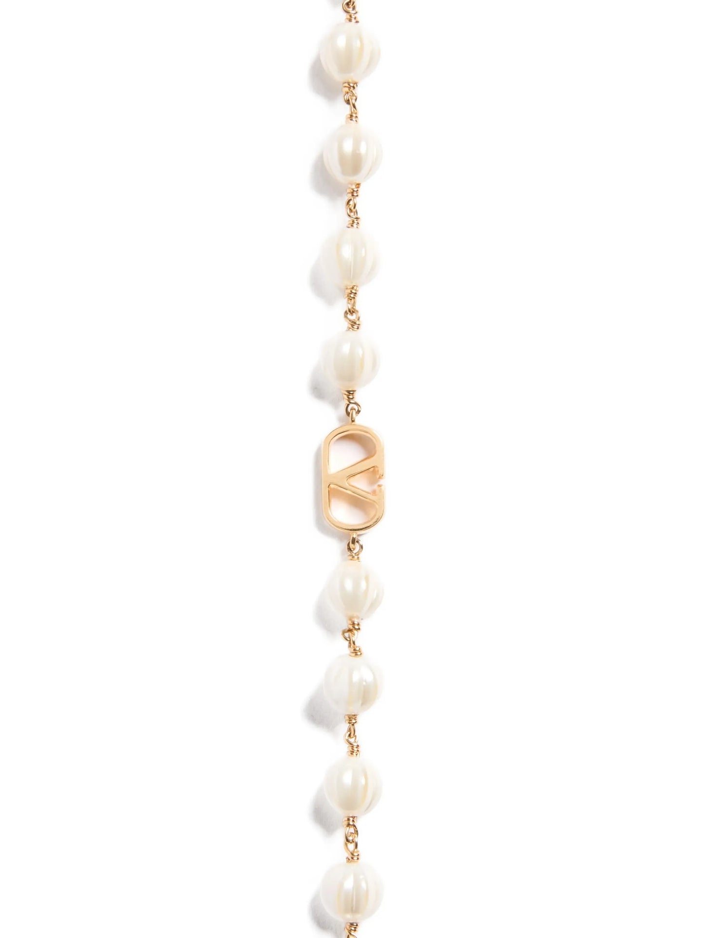 Vlogo Signature bracelet in metal with glass beads